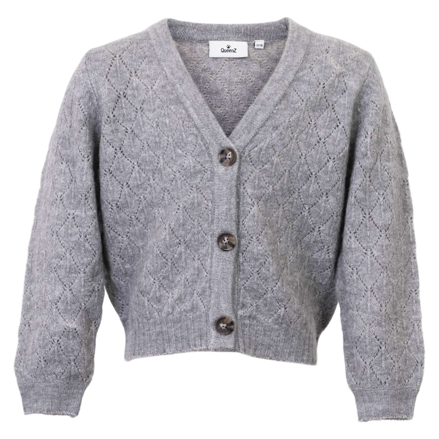 Queenz Gora Pige Cardigan - Grey