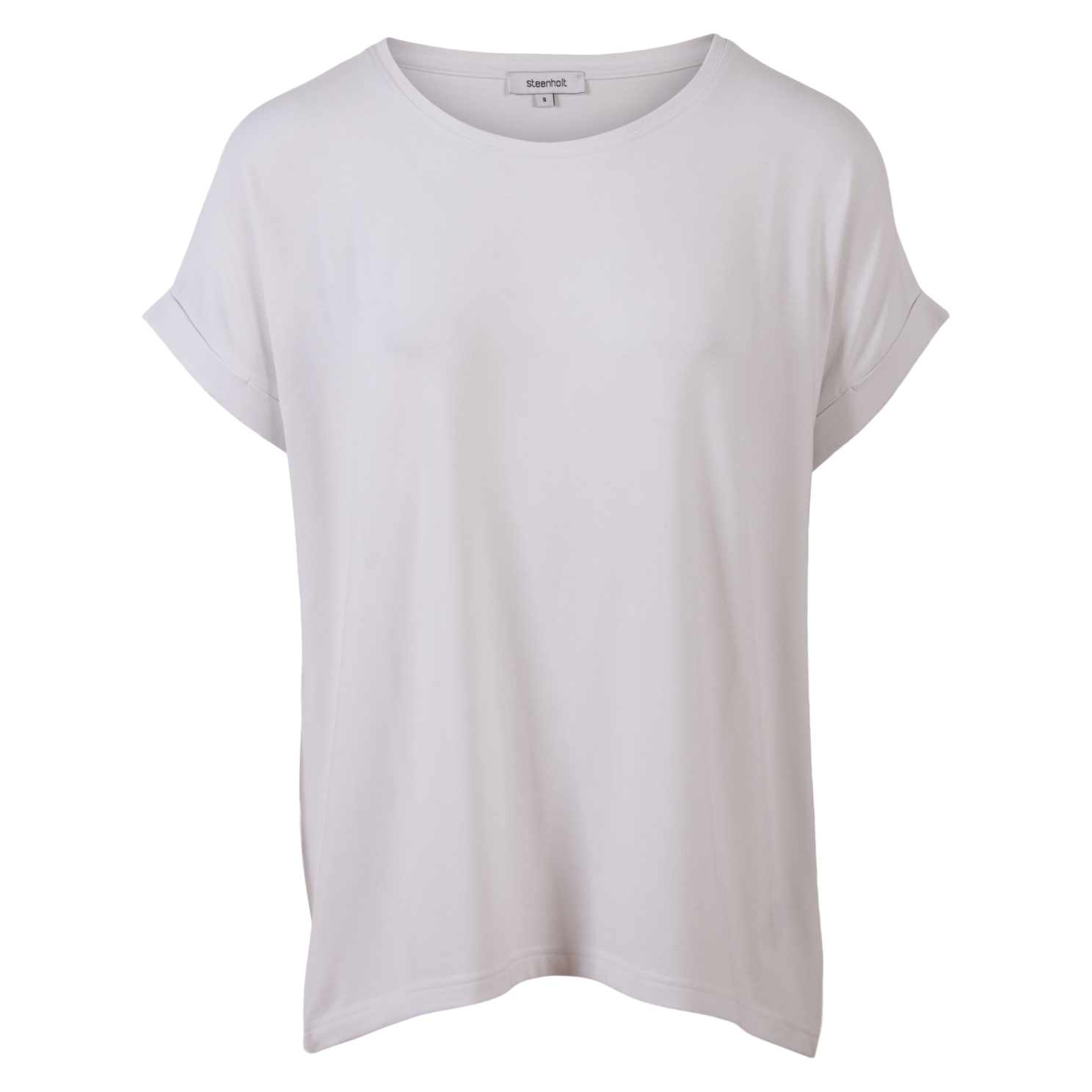 Steenholt Joan Dame T-shirt - Bright White