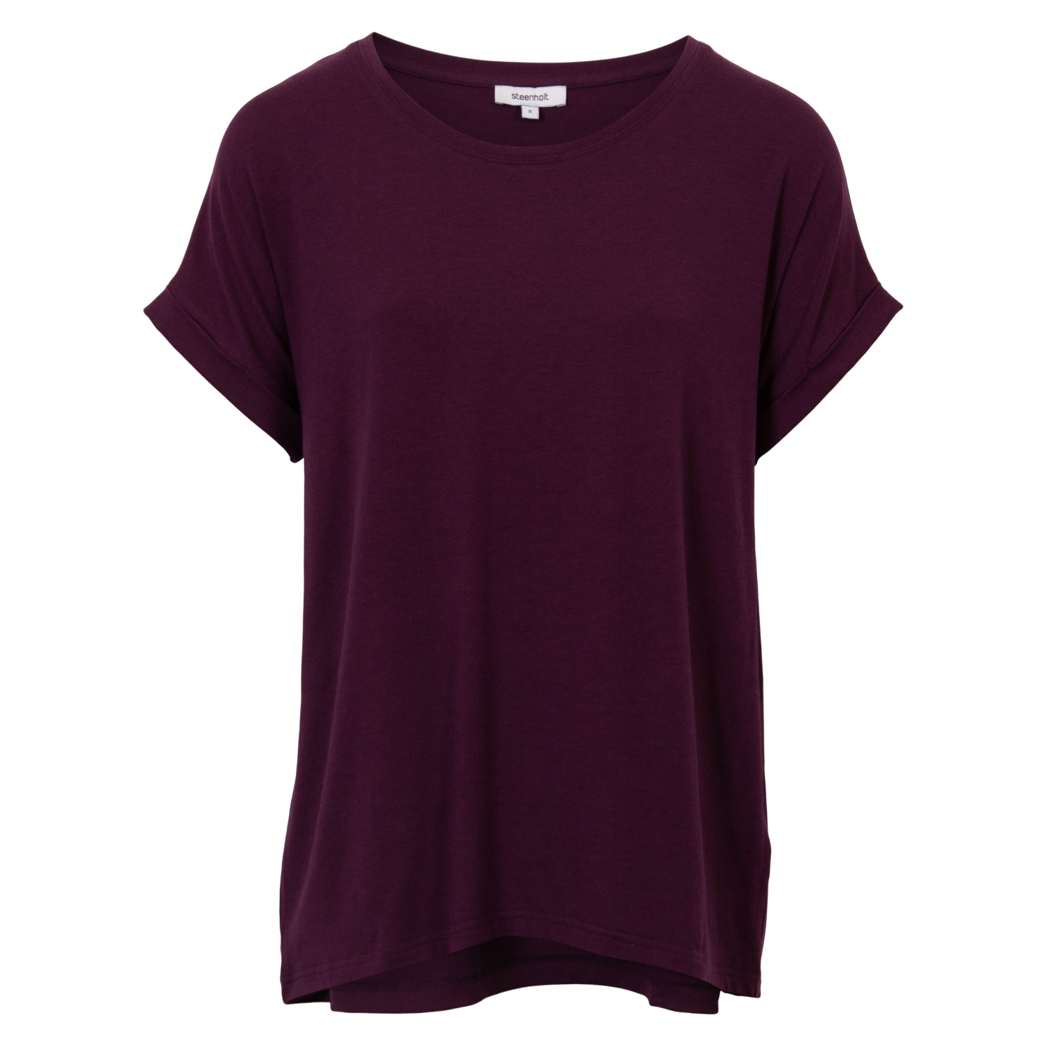 Steenholt Joan Dame T-shirt Plus Size - Crushed Violets