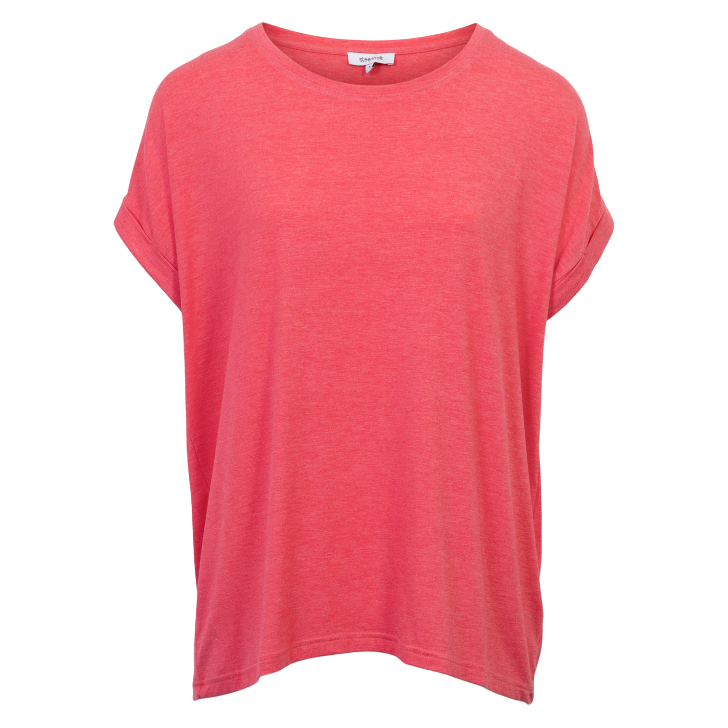 Steenholt Joan Dame T-shirt Plus Size - PARADISE PINK