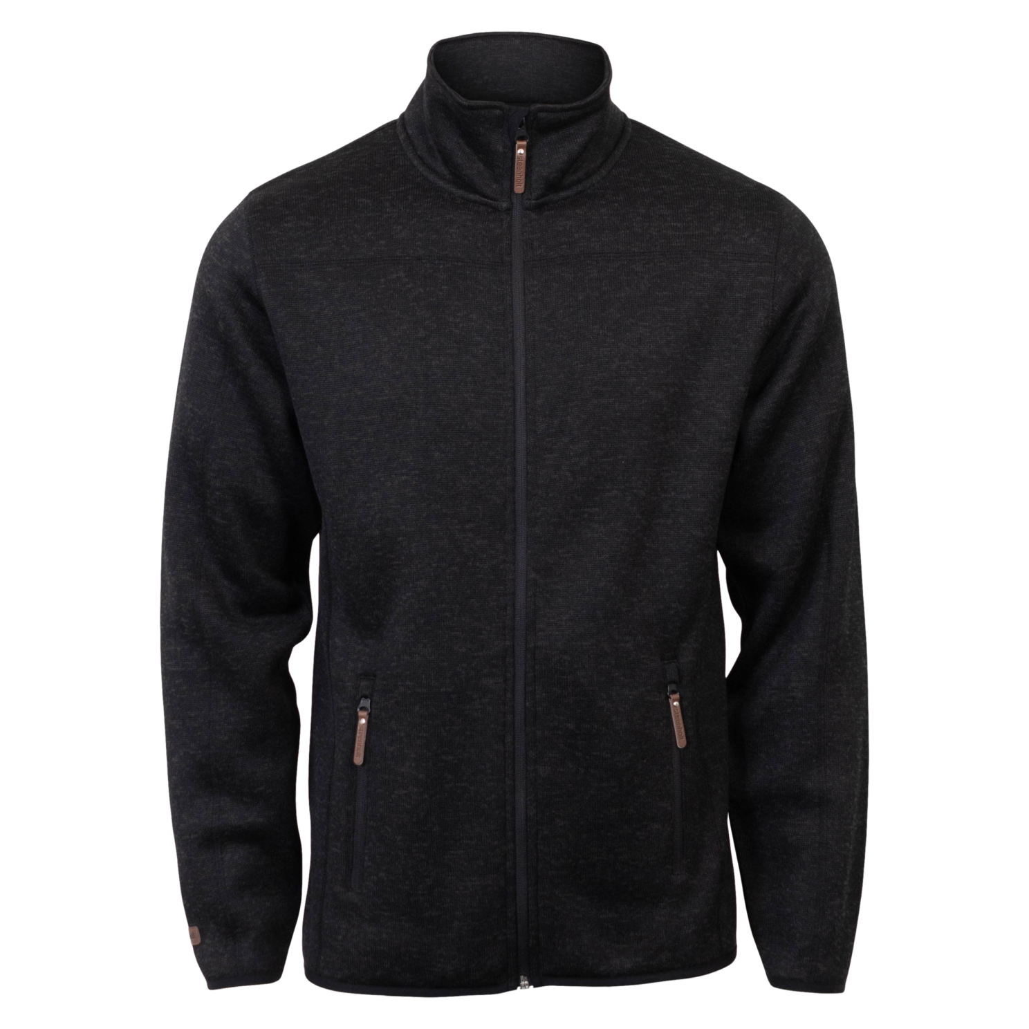 Steenholt Ocean Unisex Fleecejakke - Black Melange