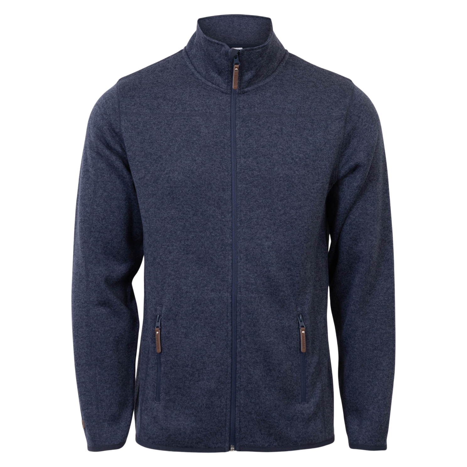 Steenholt Ocean Herre Fleecejakke - Melange Blue