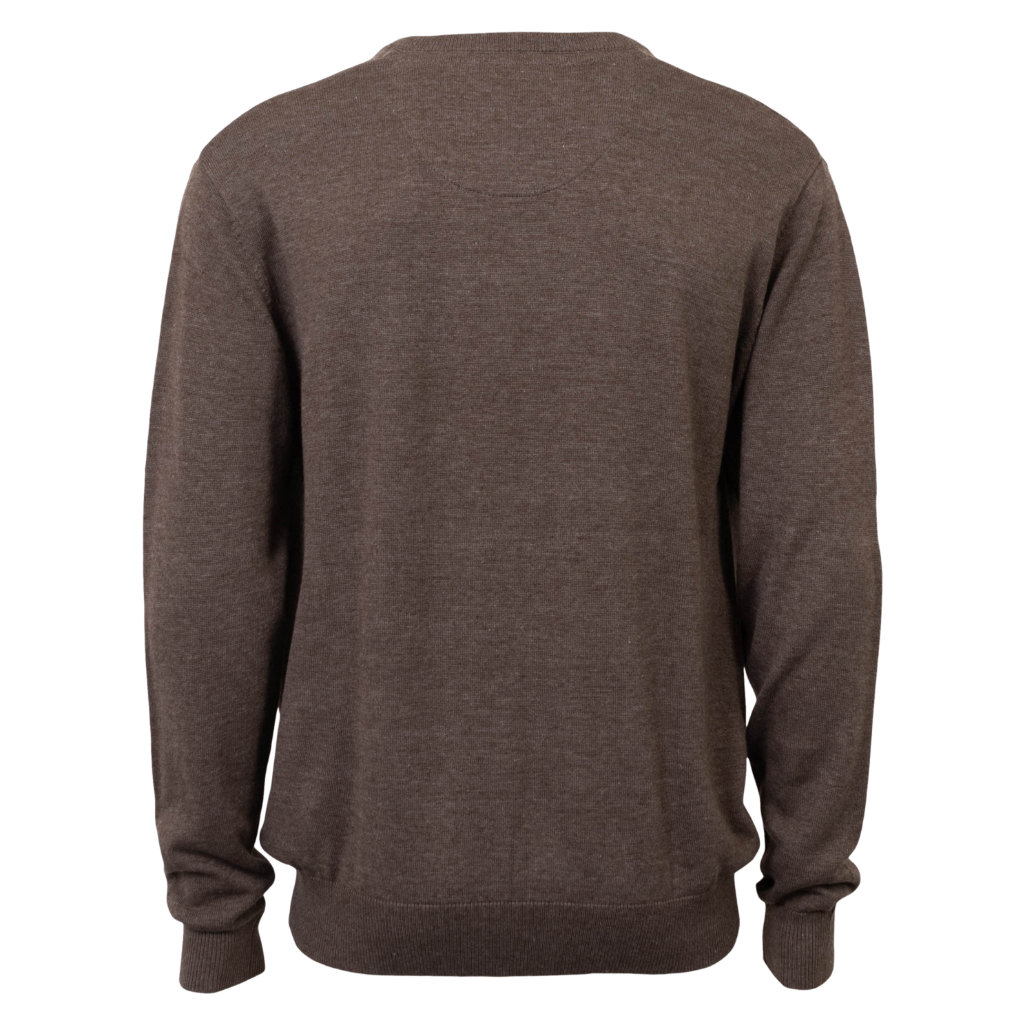 Carnét Stone Herre Striktrøje - Mid Brown Mix