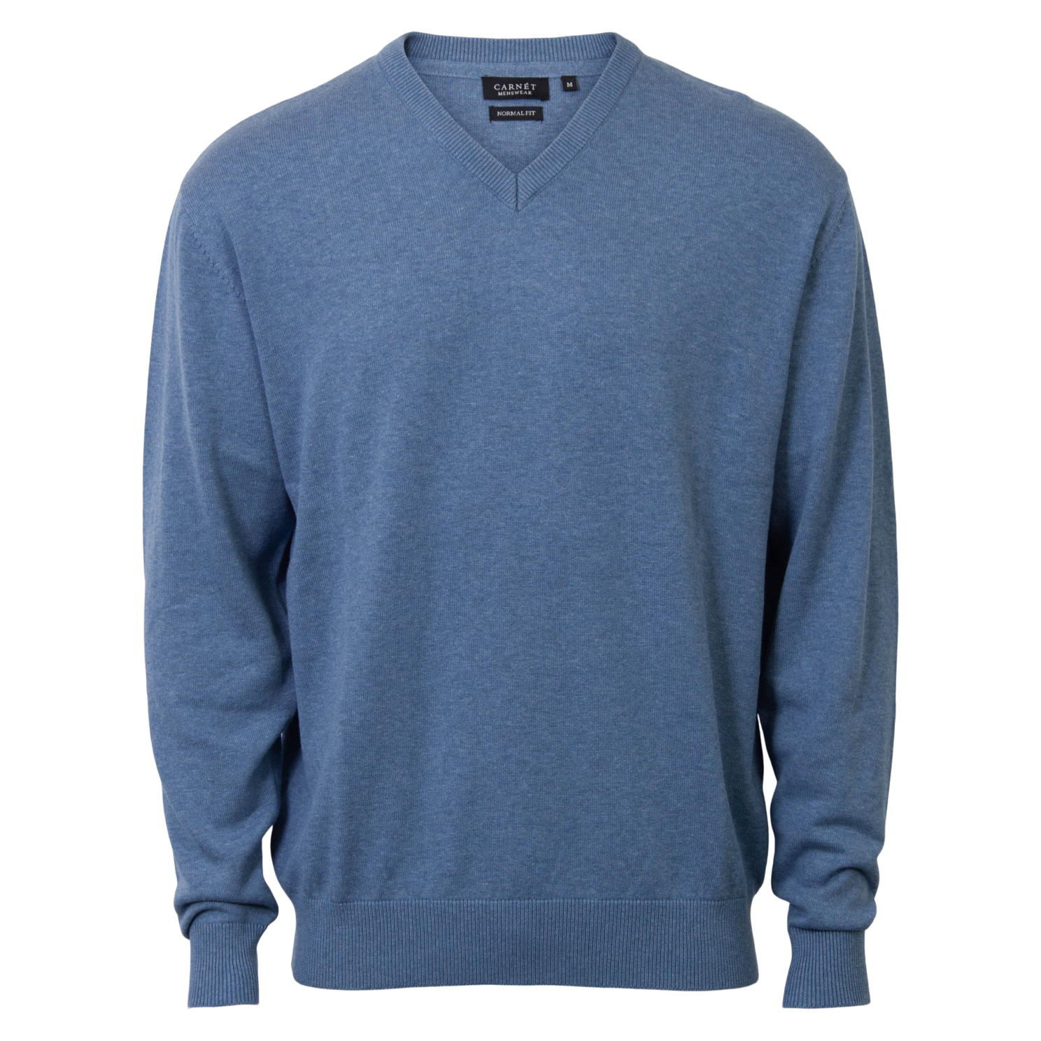 Carnét Stone Herre Striktrøje - Colony Blue Mix