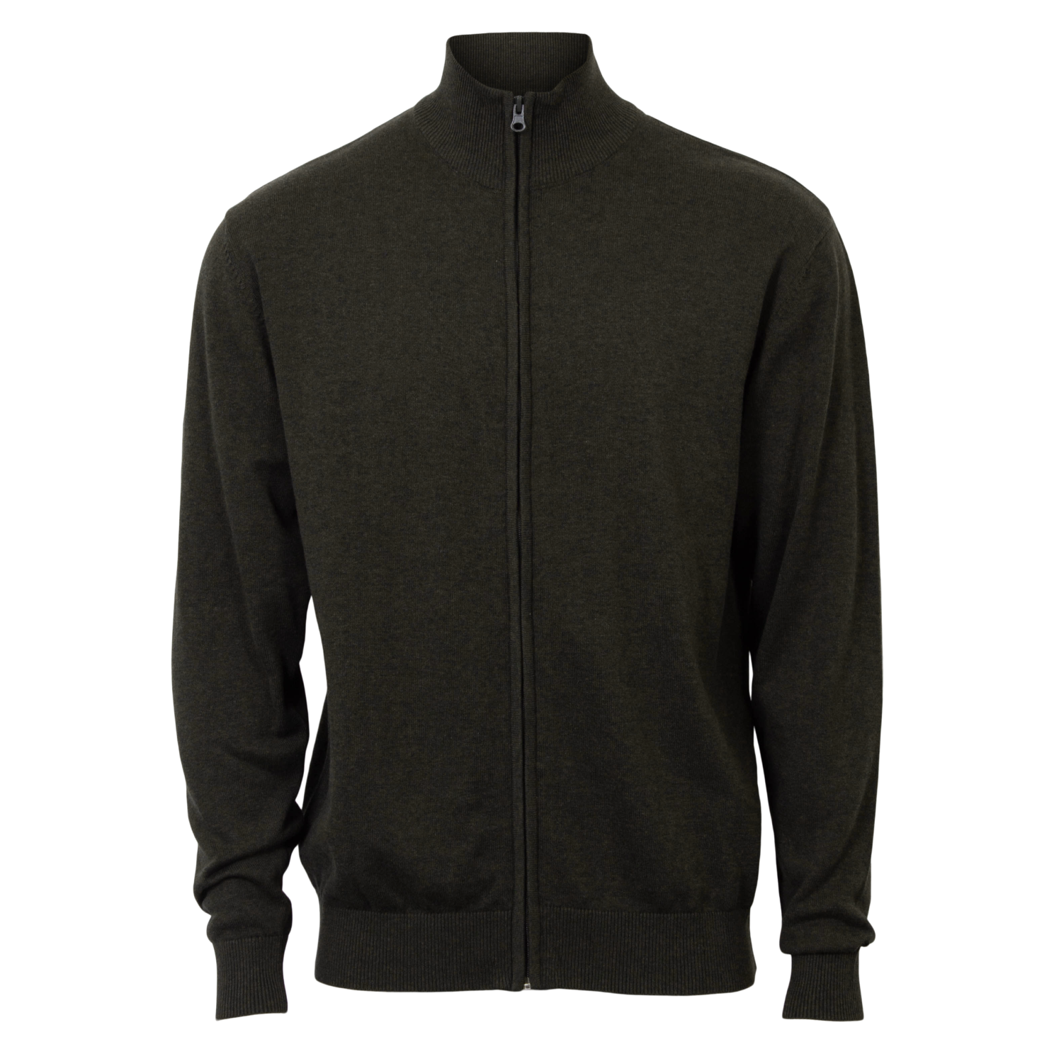 Carnét Stone Herre Cardigan - Forest Green Mix