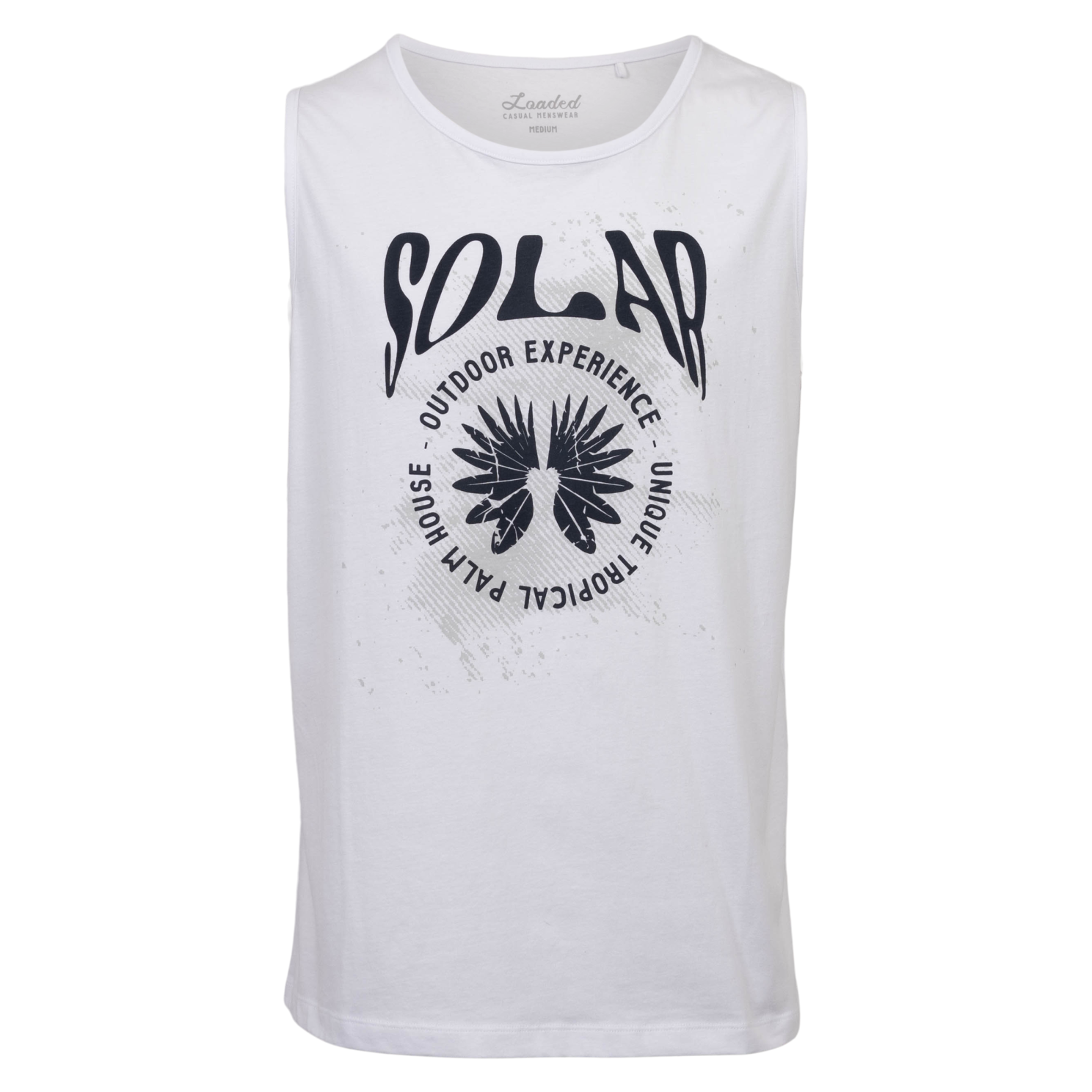 Loaded LMPLUSass Herre Tanktop Plus Size - P7 Bright White