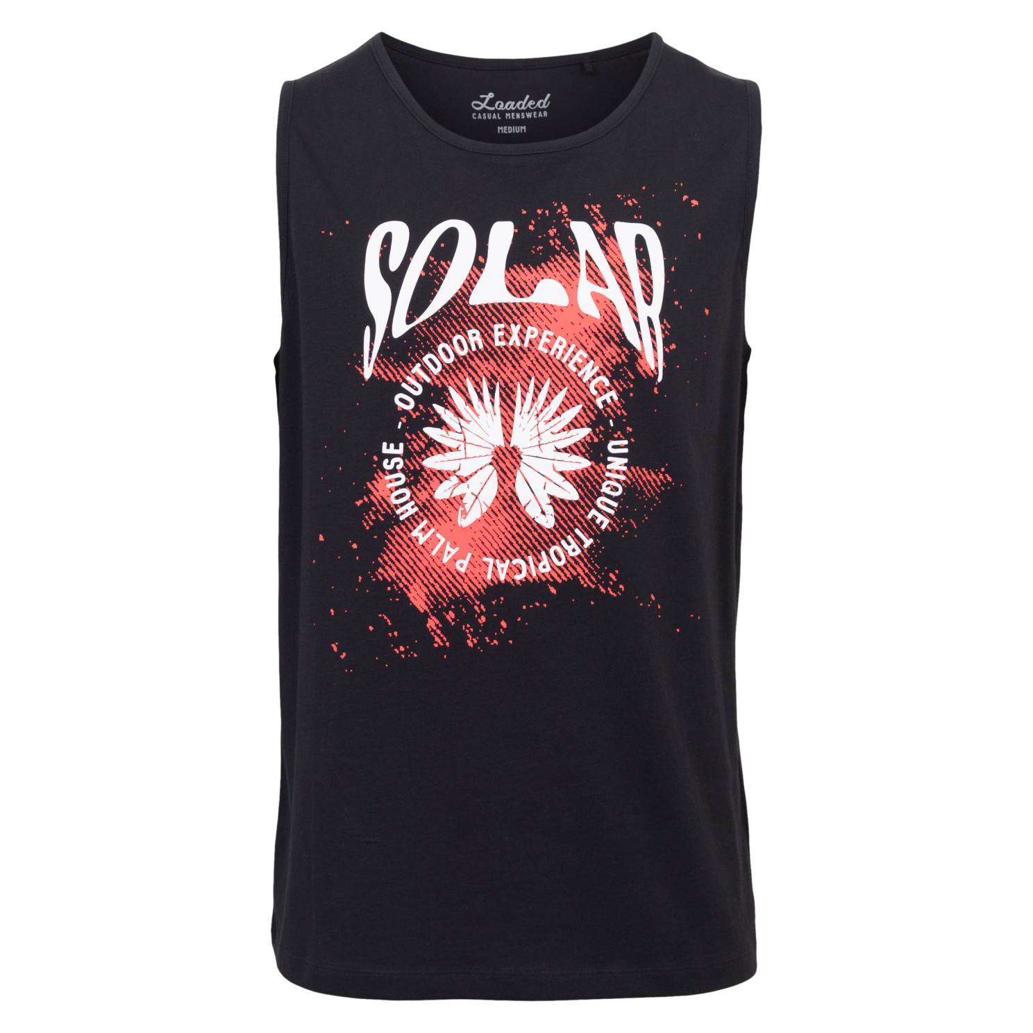 Loaded LMPLUSass Herre Tanktop Plus Size - P7 Black