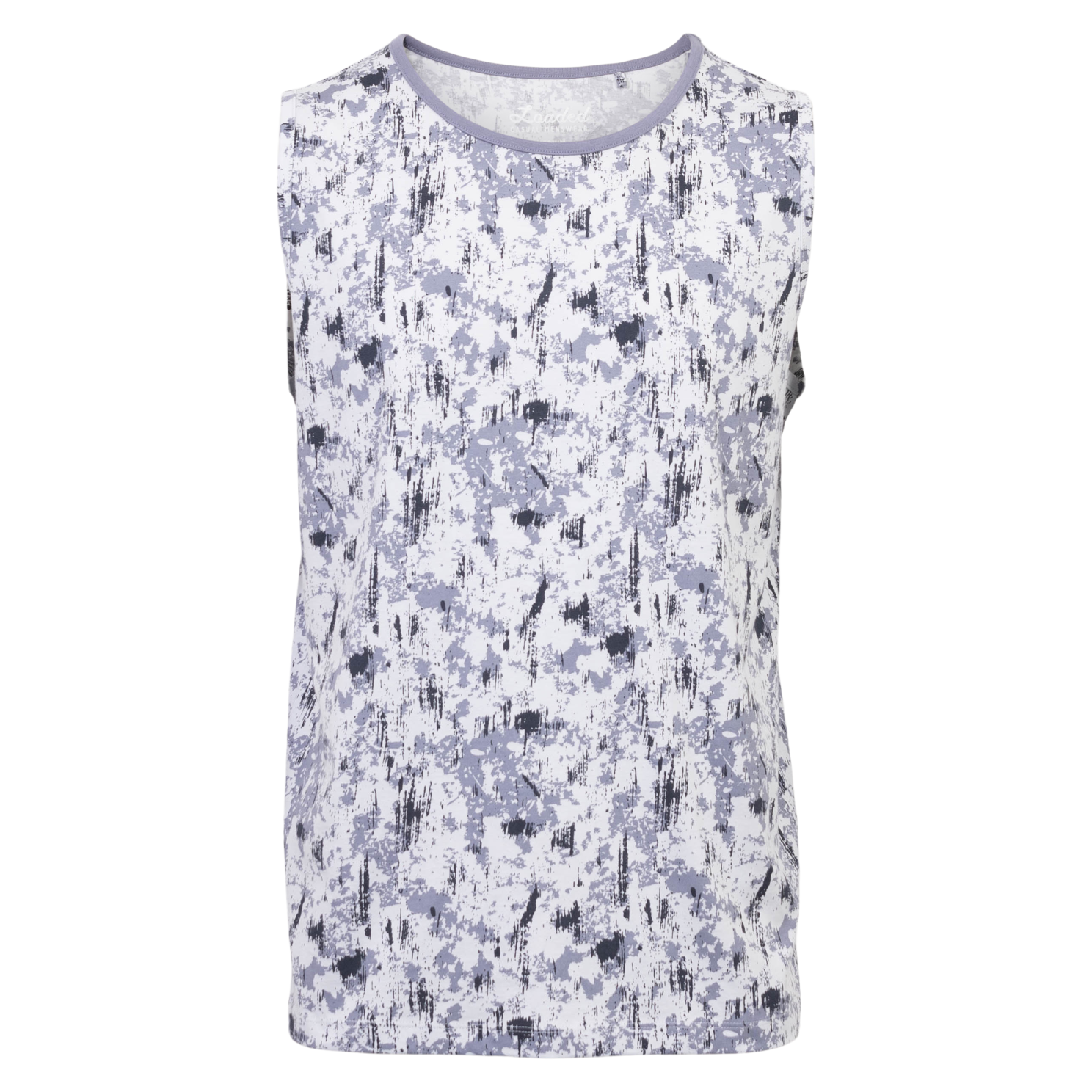 Loaded LMPLUSass Herre Tanktop Plus Size - P9 AOP Camou Blue