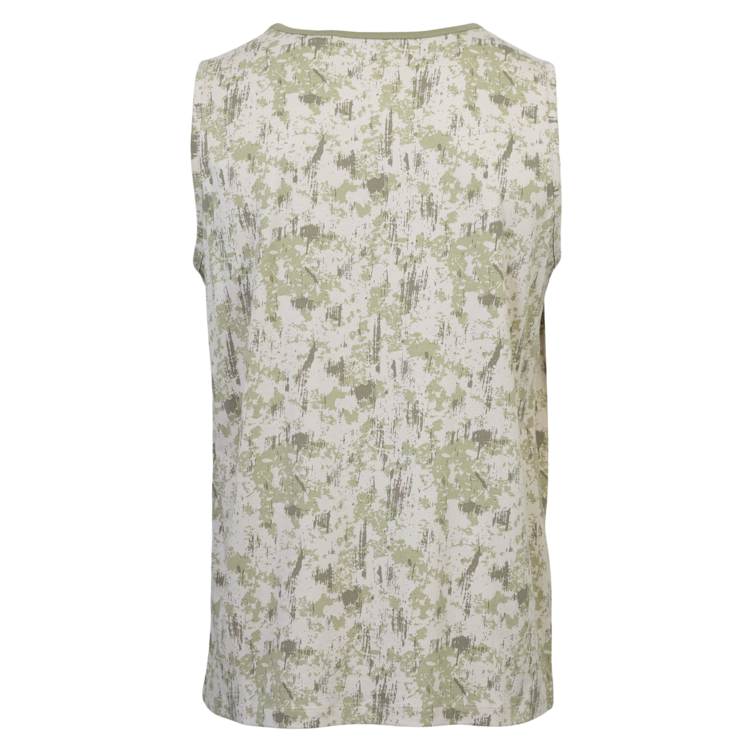 Loaded LMPLUSass Herre Tanktop Plus Size - P9 AOP Camou Olive