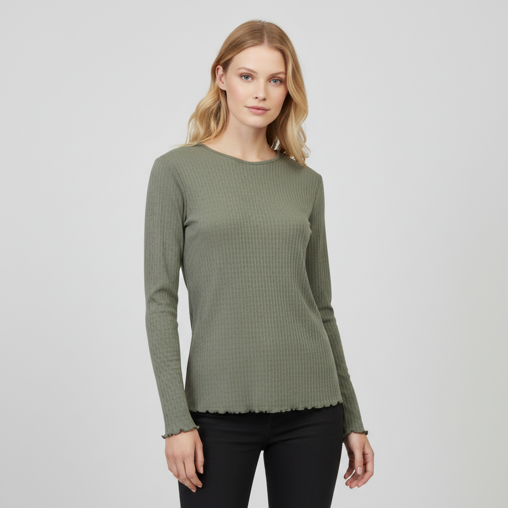 Steenholt Rose Dame Bluse - Vetiver