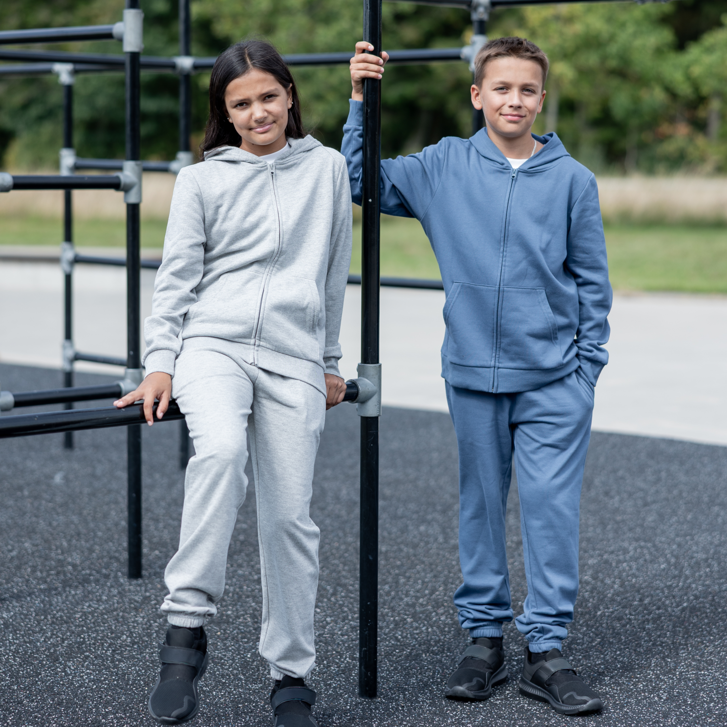 Steenholt Boston Børne Sweatpants - Light Grey Melange