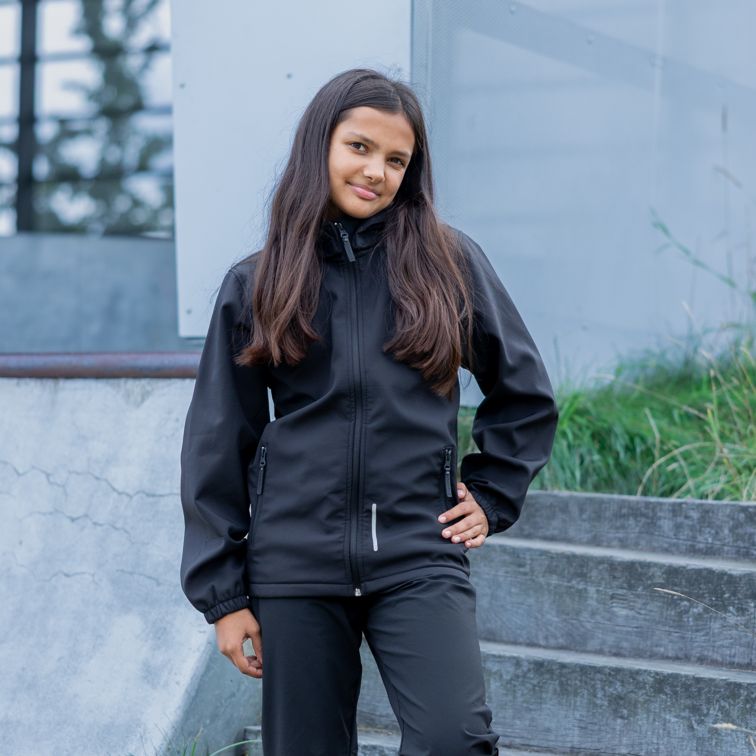 Steenholt Luca Børne Softshell Jakke - Black