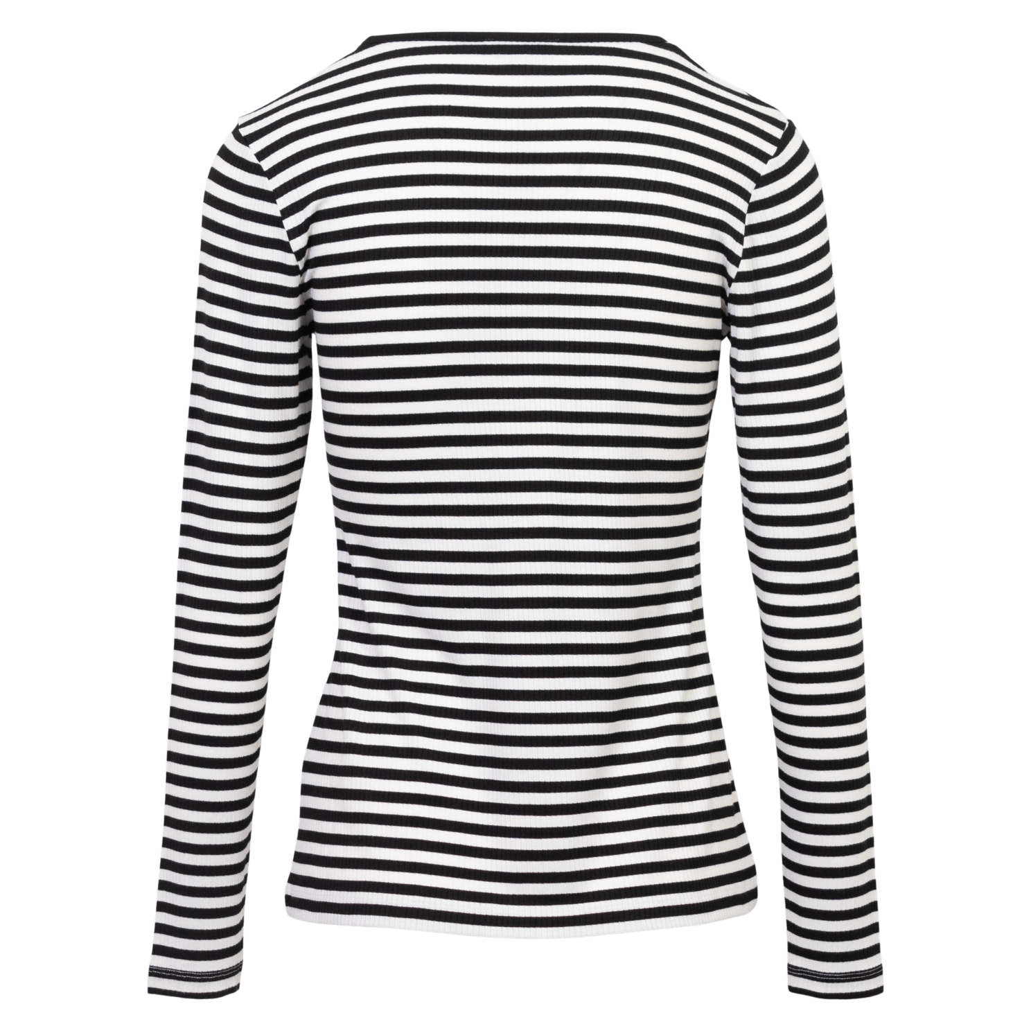 Steenholt Rosita Dame Langærmet t-shirt Plus Size - Black