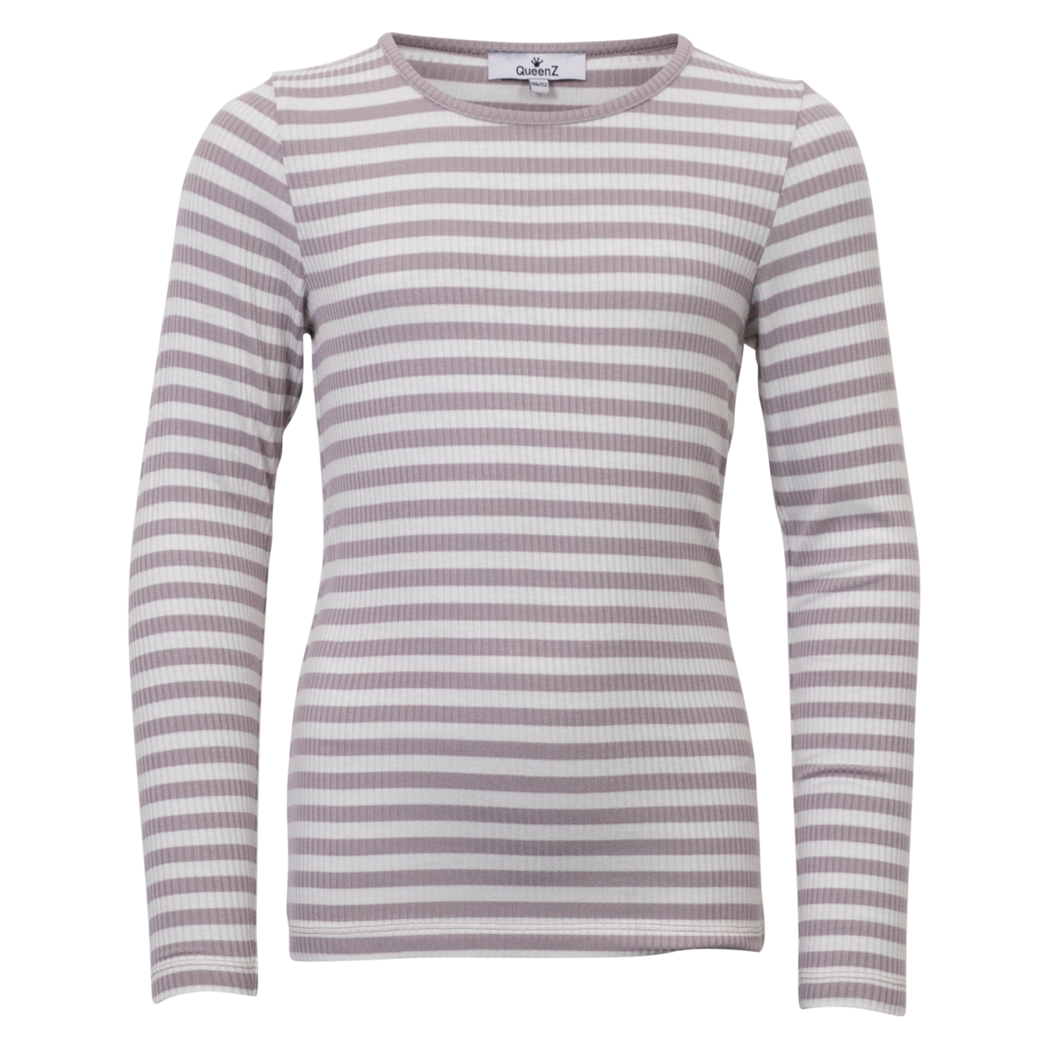 Queenz Rosita Pige Langærmet t-shirt - Cloud Gray