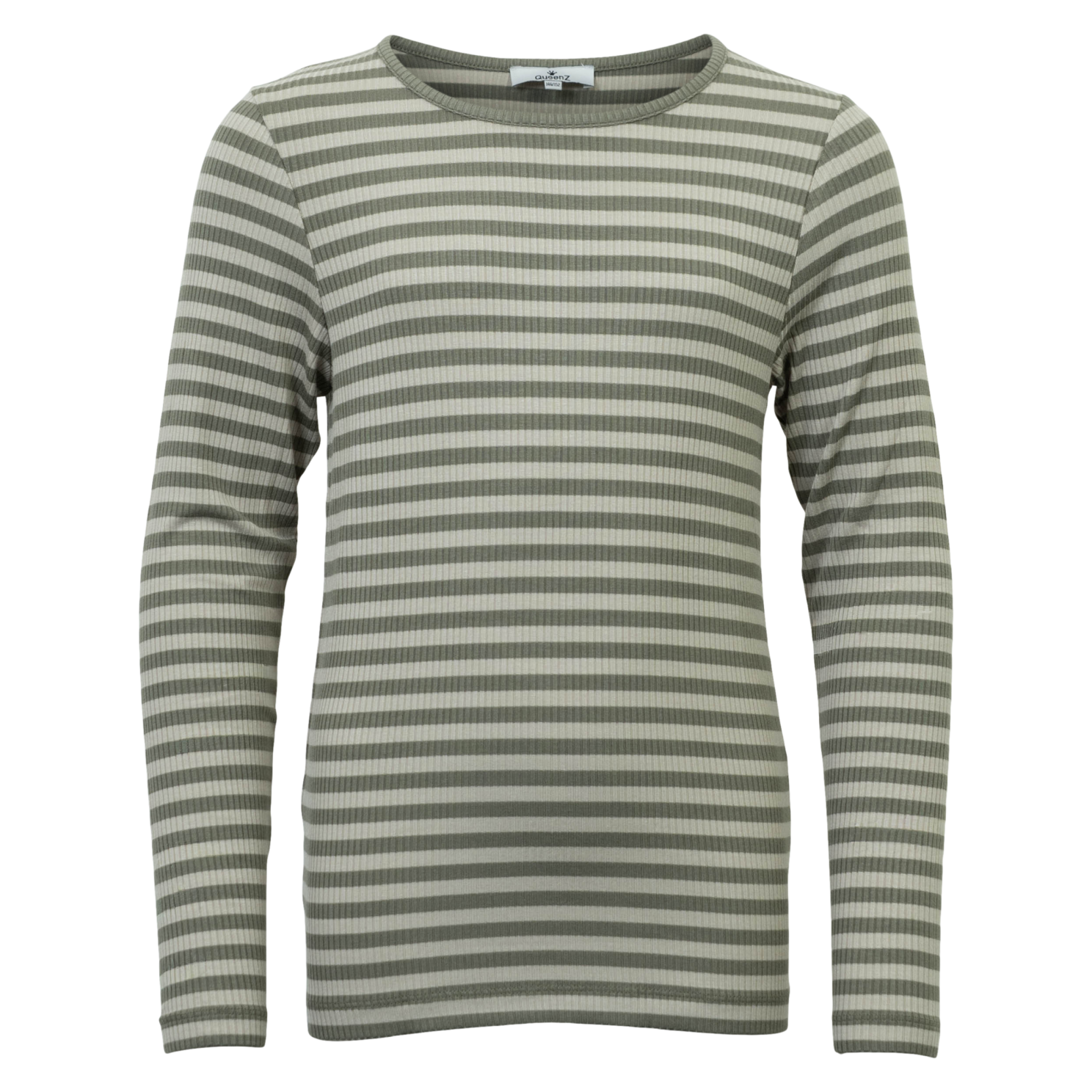 Queenz Rosita Pige Langærmet t-shirt - Vetiver