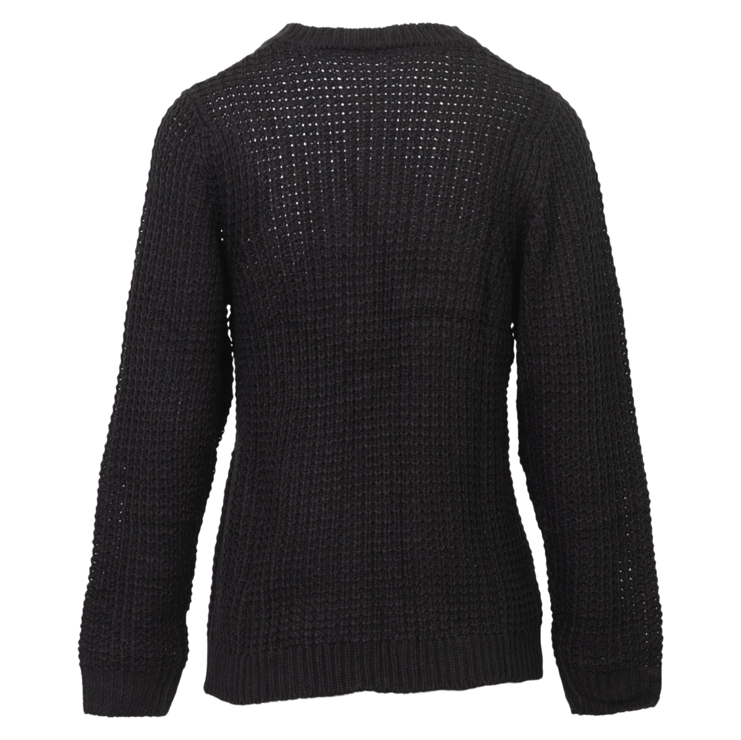 Steenholt Olivia Dame Striktrøje - BLACK