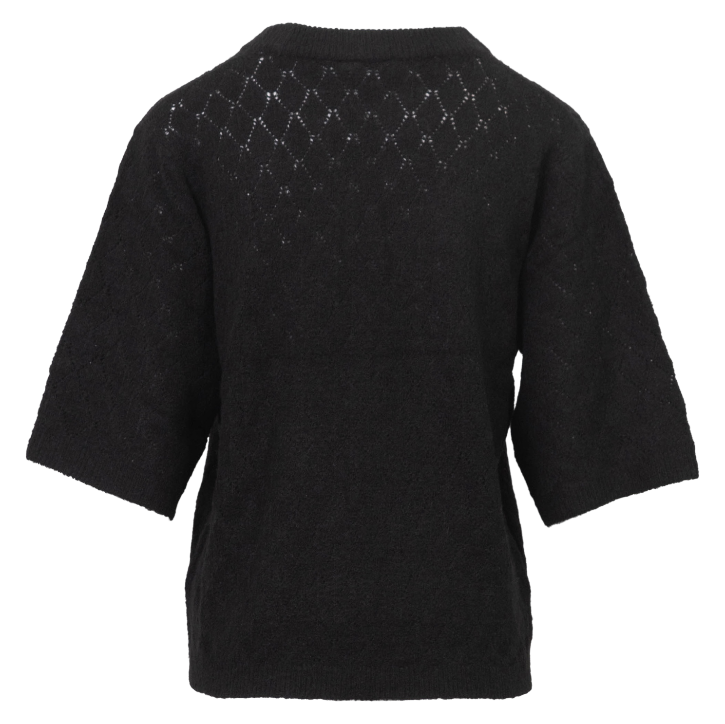 Steenholt Gora Dame Striktrøje - BLACK