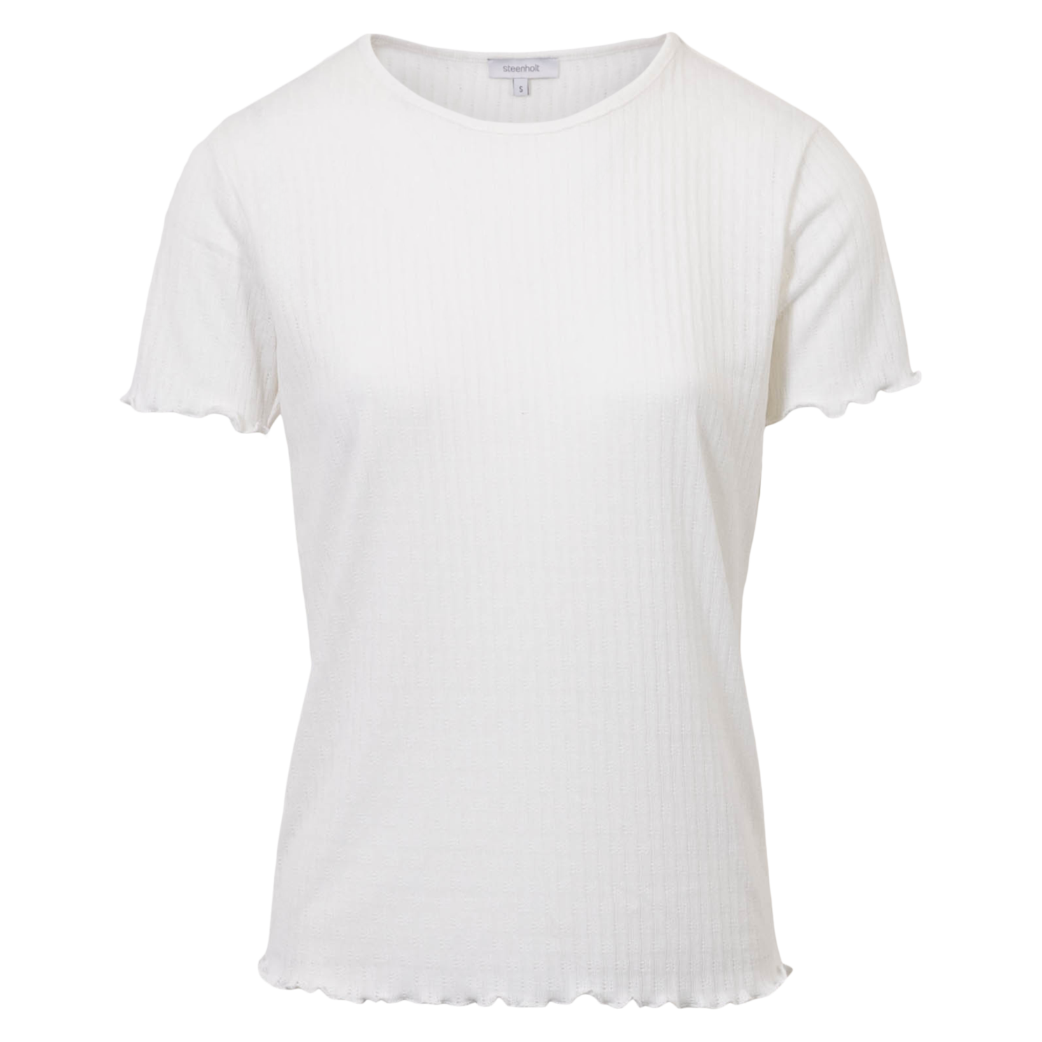 Steenholt Rose Dame T-shirt - CLOUD DANCER