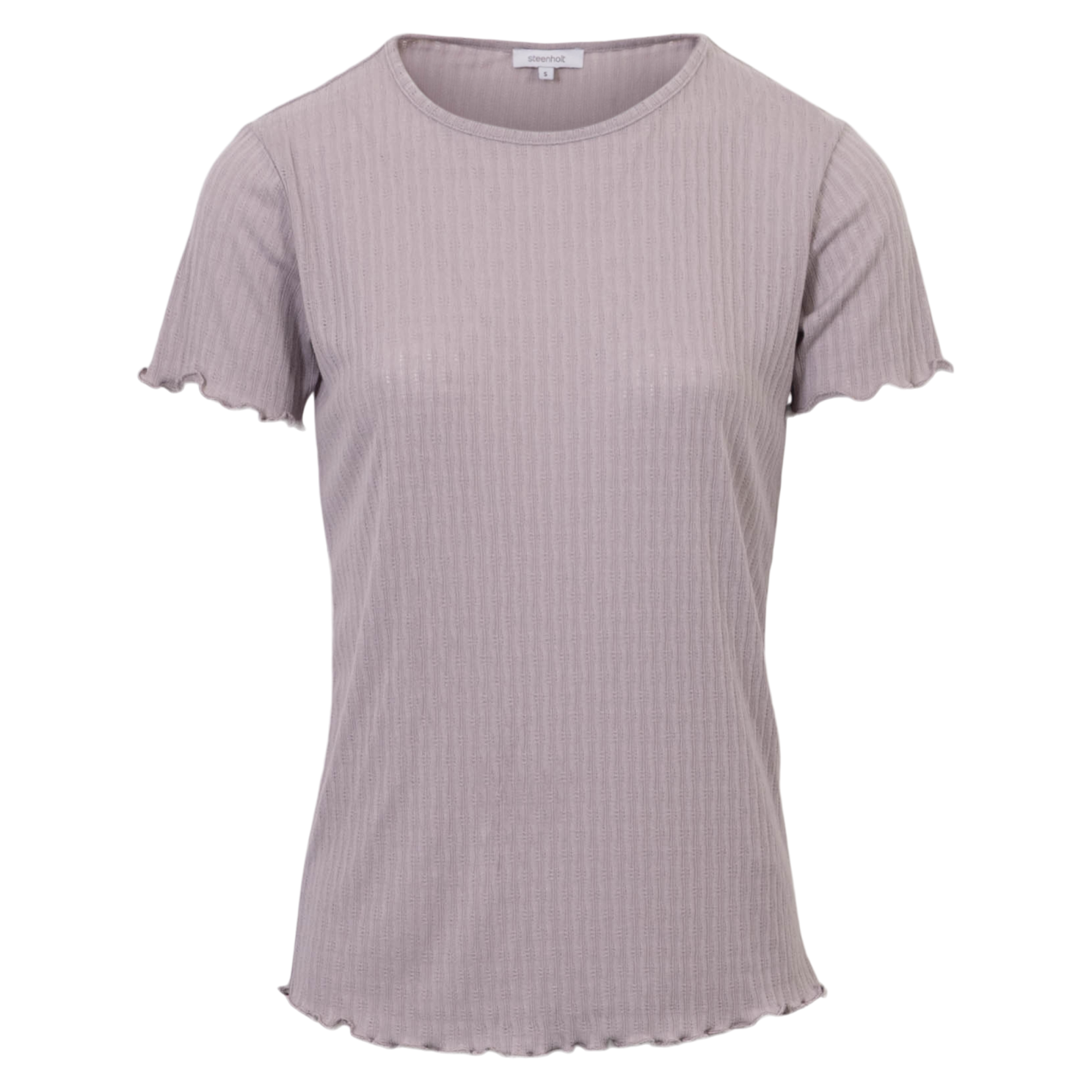 Steenholt Rose Dame T-shirt - CLOUD GRAY