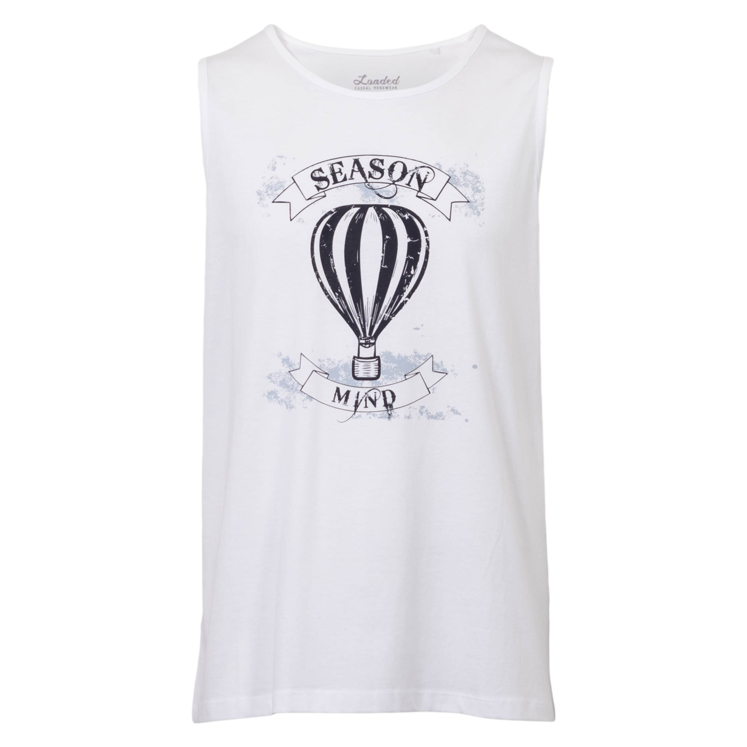 Loaded Ass Herre Tanktop - P7 BRIGTH WHITE