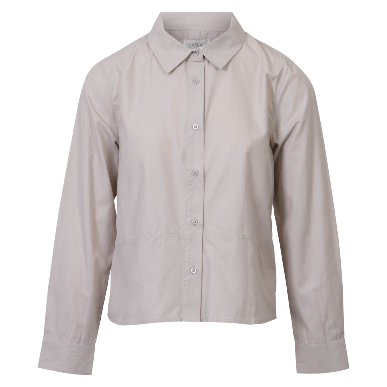SASIA Sigrid Dame Skjorte - SANDSHELL BEIGE