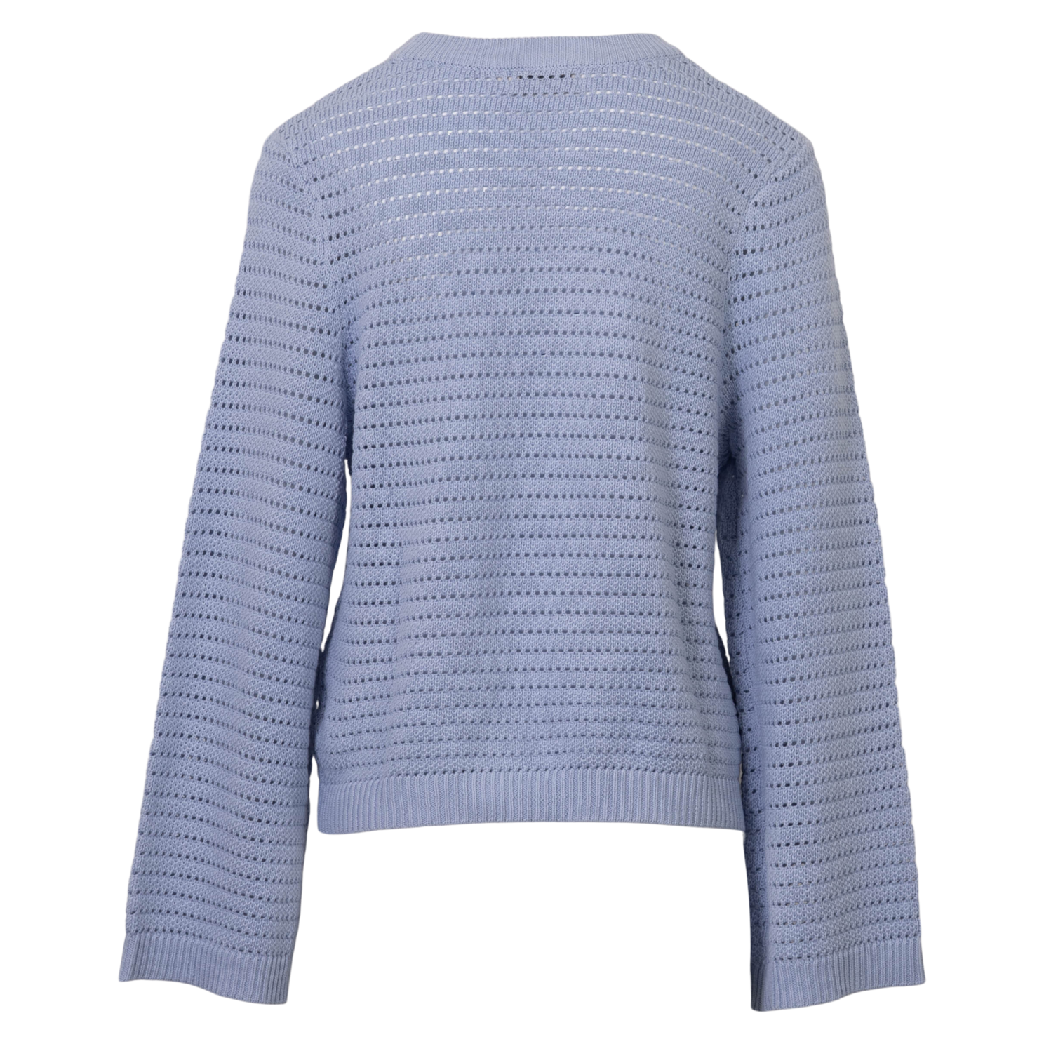 SASIA Mina Dame Striktrøje - CASHMERE BLUE