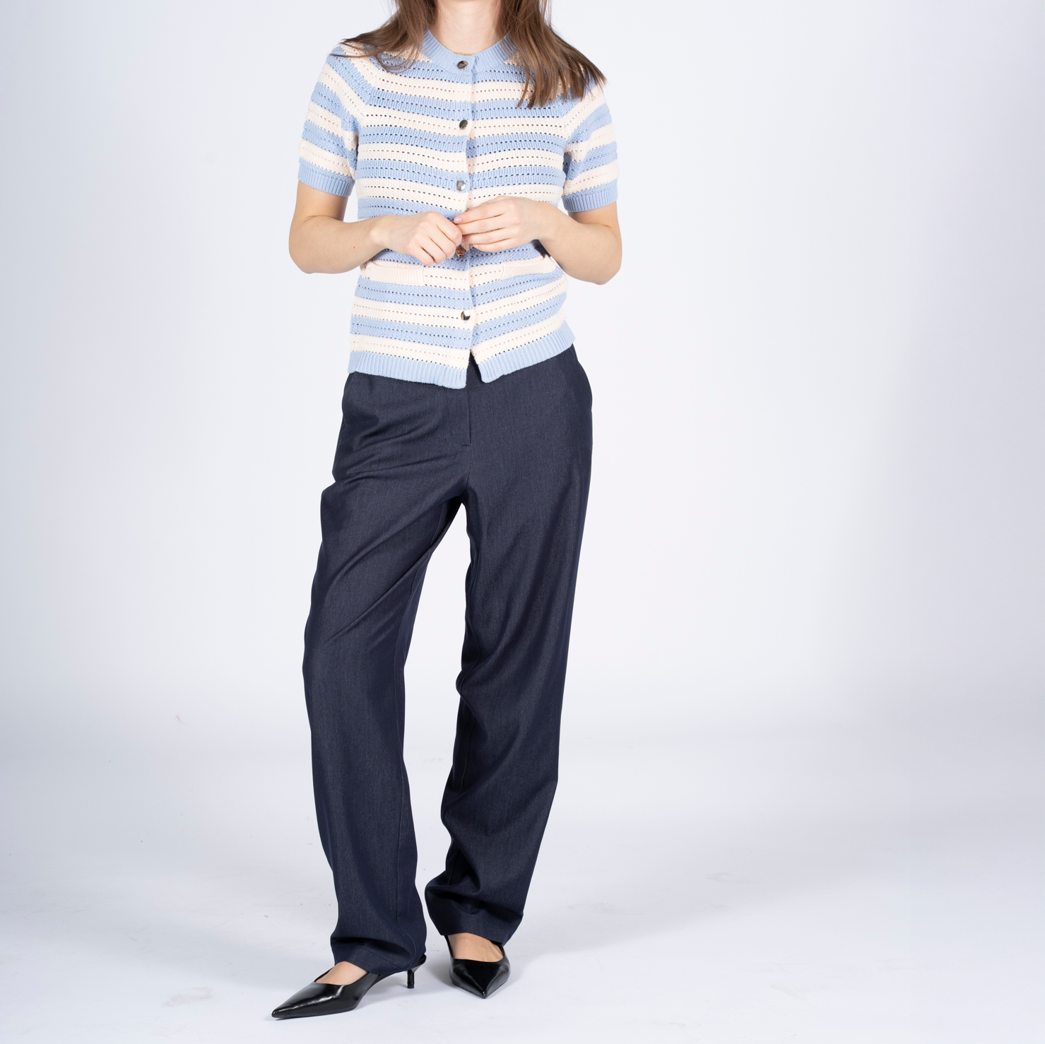 SASIA Mina Dame Cardigan - CASHMERE BLUE