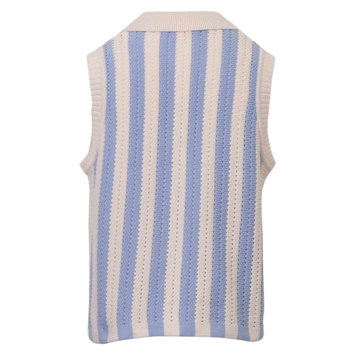 SASIA Mina Dame Strikvest - CASHMERE BLUE