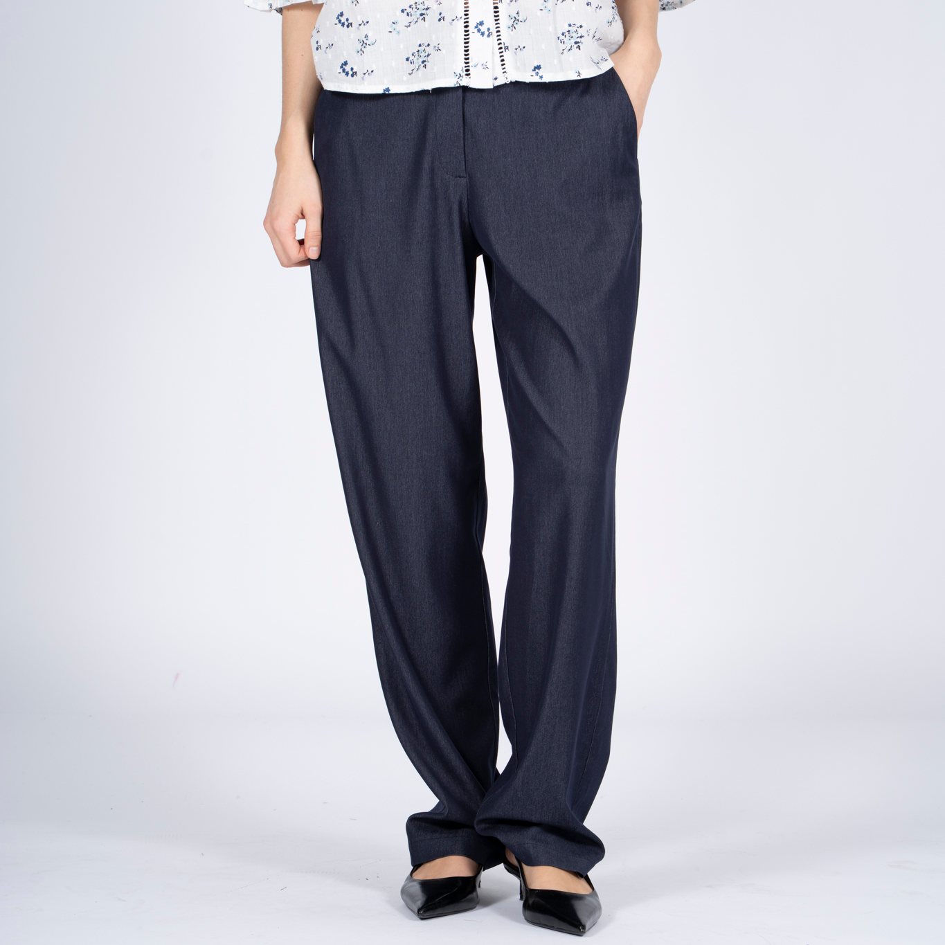 SASIA Charlotte Dame Bukser - NAVY BLAZER BLUE