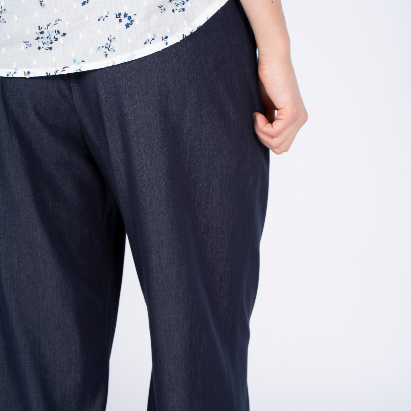 SASIA Charlotte Dame Bukser - NAVY BLAZER BLUE