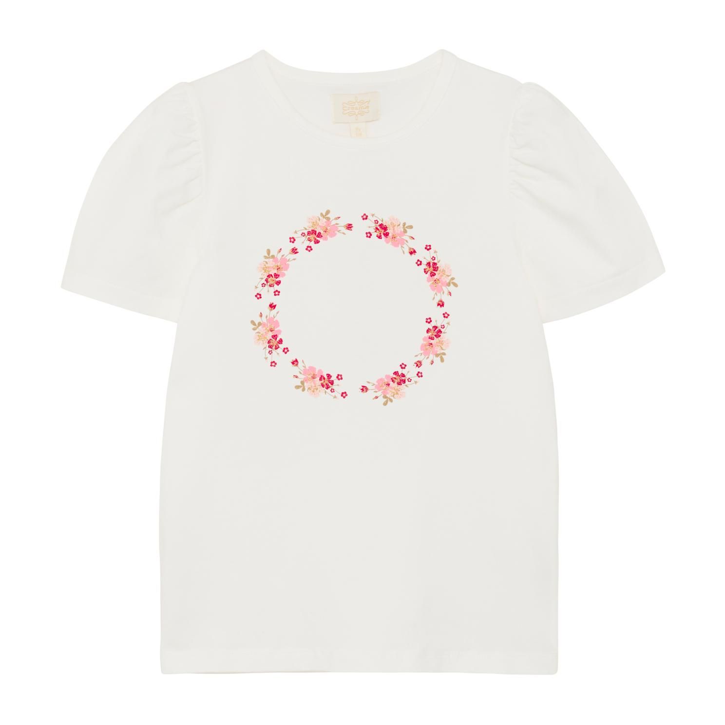 Creamie Pige T-shirt i økologisk bomuld - Rose Smoke