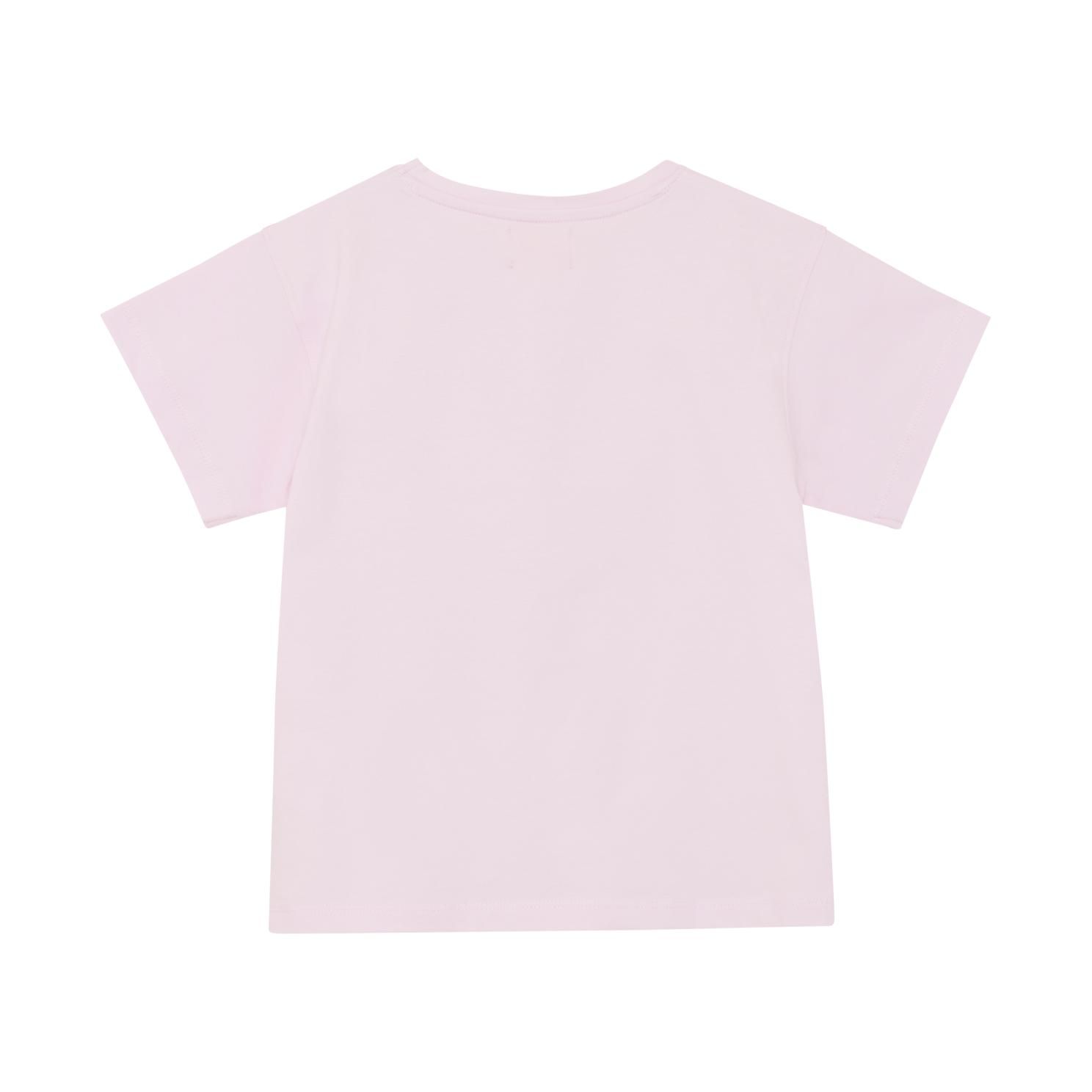 Creamie Pige T-shirt i økologisk bomuld - Rose Pink