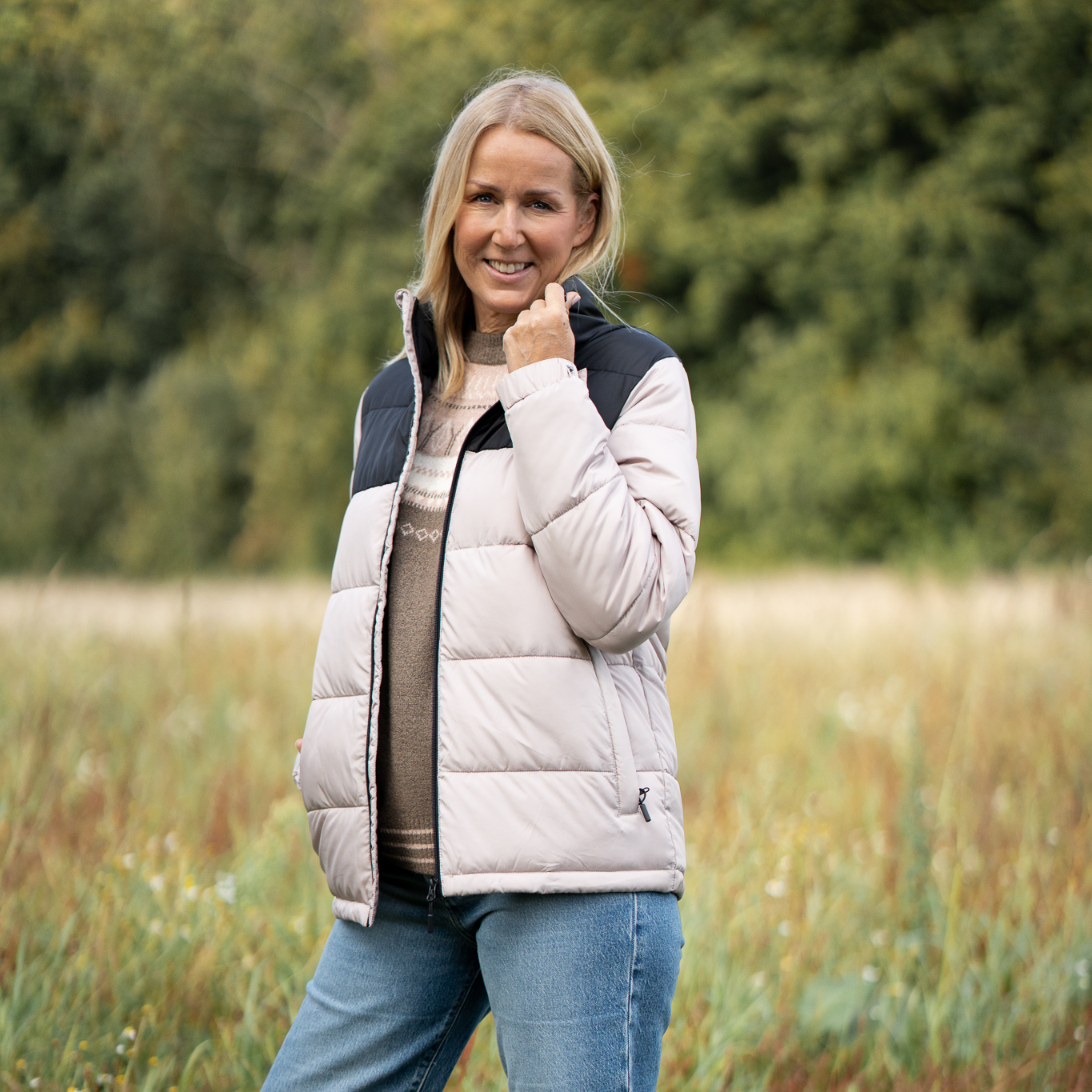 Nordic Project 18 Fjord Dame Vinterjakke - DESERT TAUPE