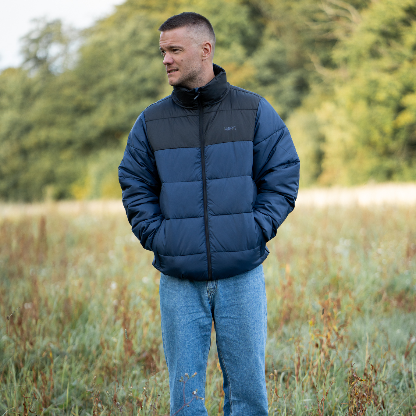Nordic Project 18 Fjord Herre Vinterjakke - TOTAL ECLIPSE