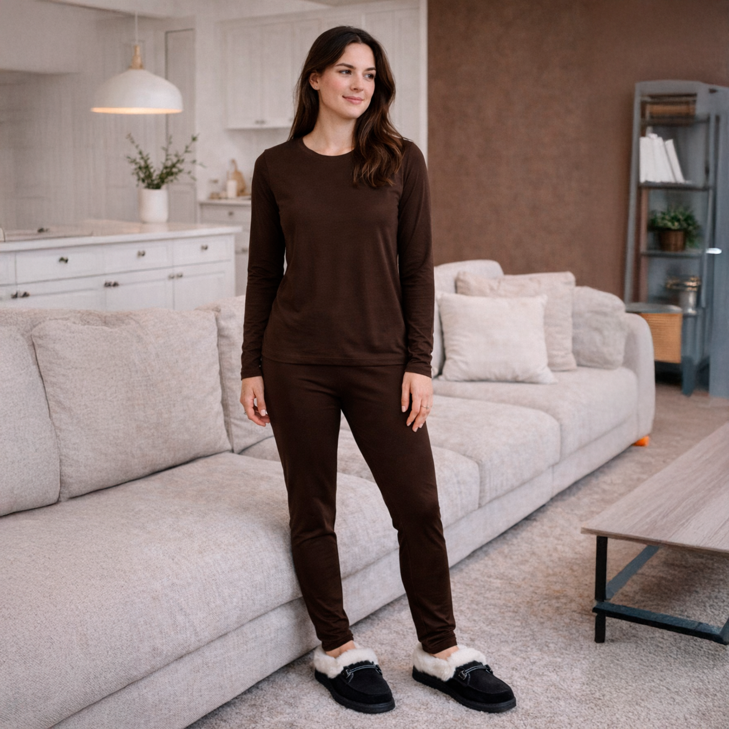 Kopenhaken Bravo Dame skiunderbukser - SLATE BLACK