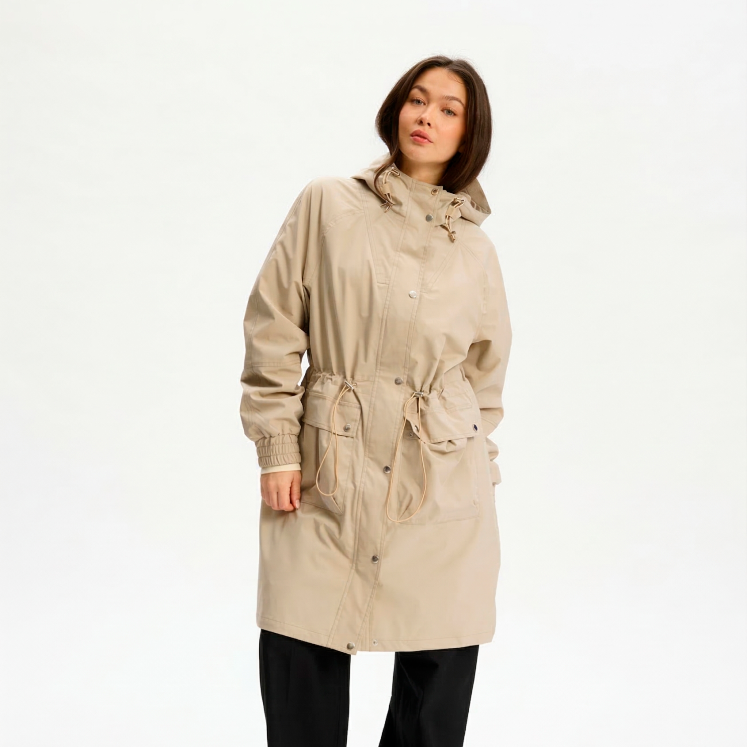 Nordic Project 18 Ratta Long jacket Dame Jakke - SAVANNAH TAN