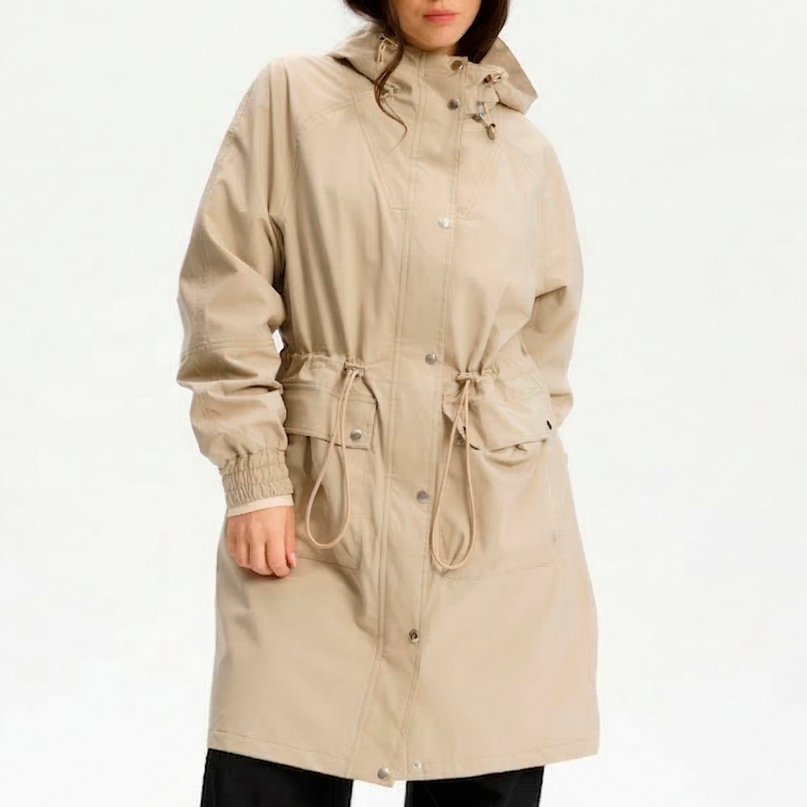 Nordic Project 18 Ratta Long jacket Dame Jakke - SAVANNAH TAN