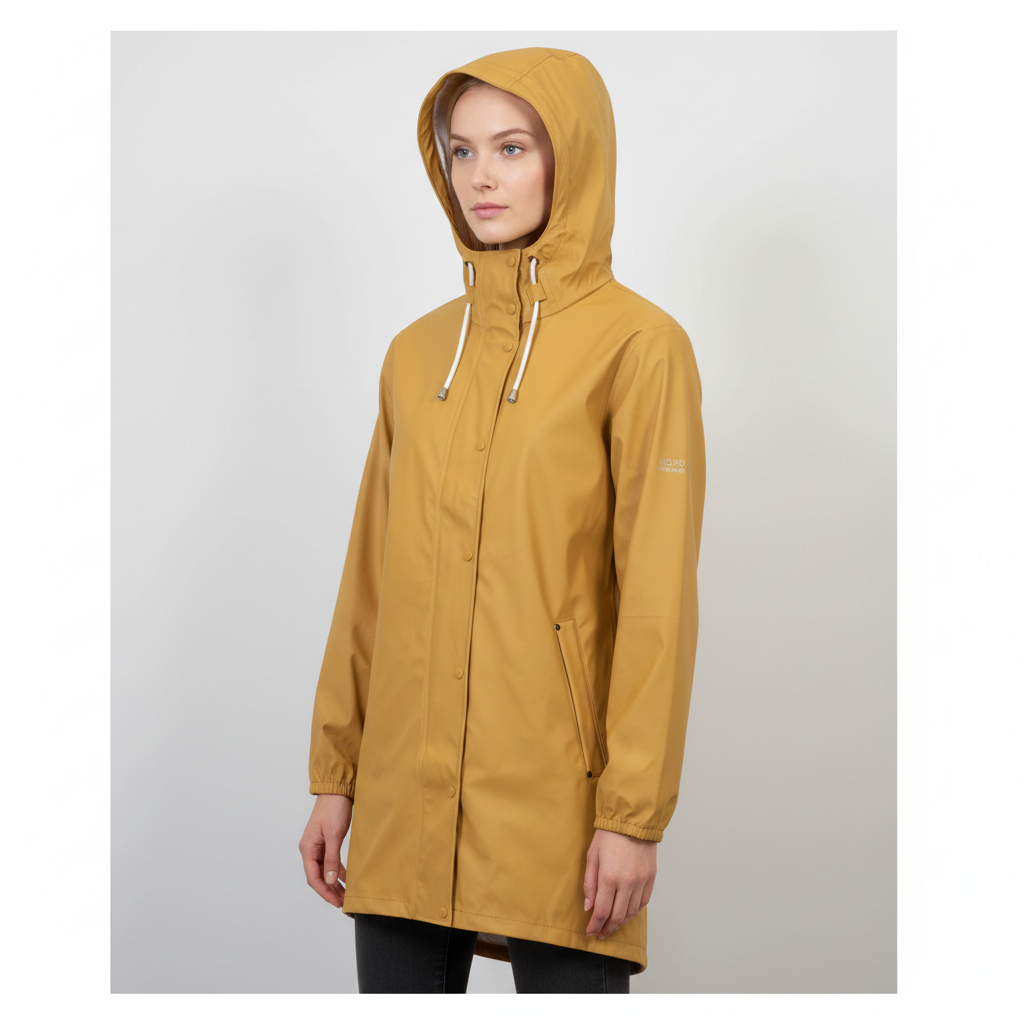 Nordic Project 18 Bossy Dame Regnjakke - HONEY GOLD