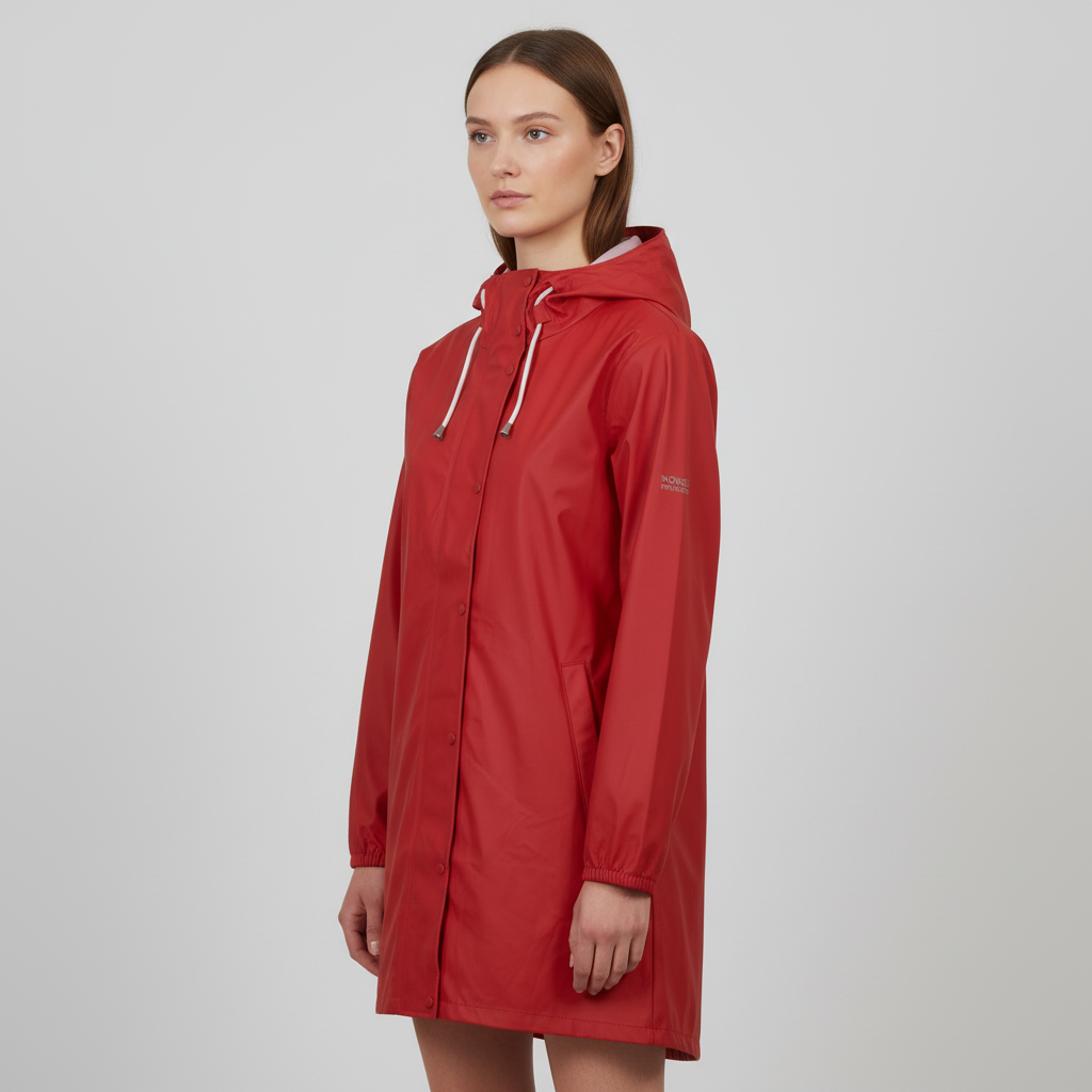 Nordic Project 18 Bossy Dame Regnjakke - POPPY RED