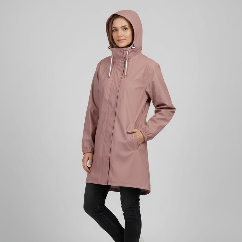 Nordic Project 18 Bossy Dame Regnjakke - CAMEO BROWN