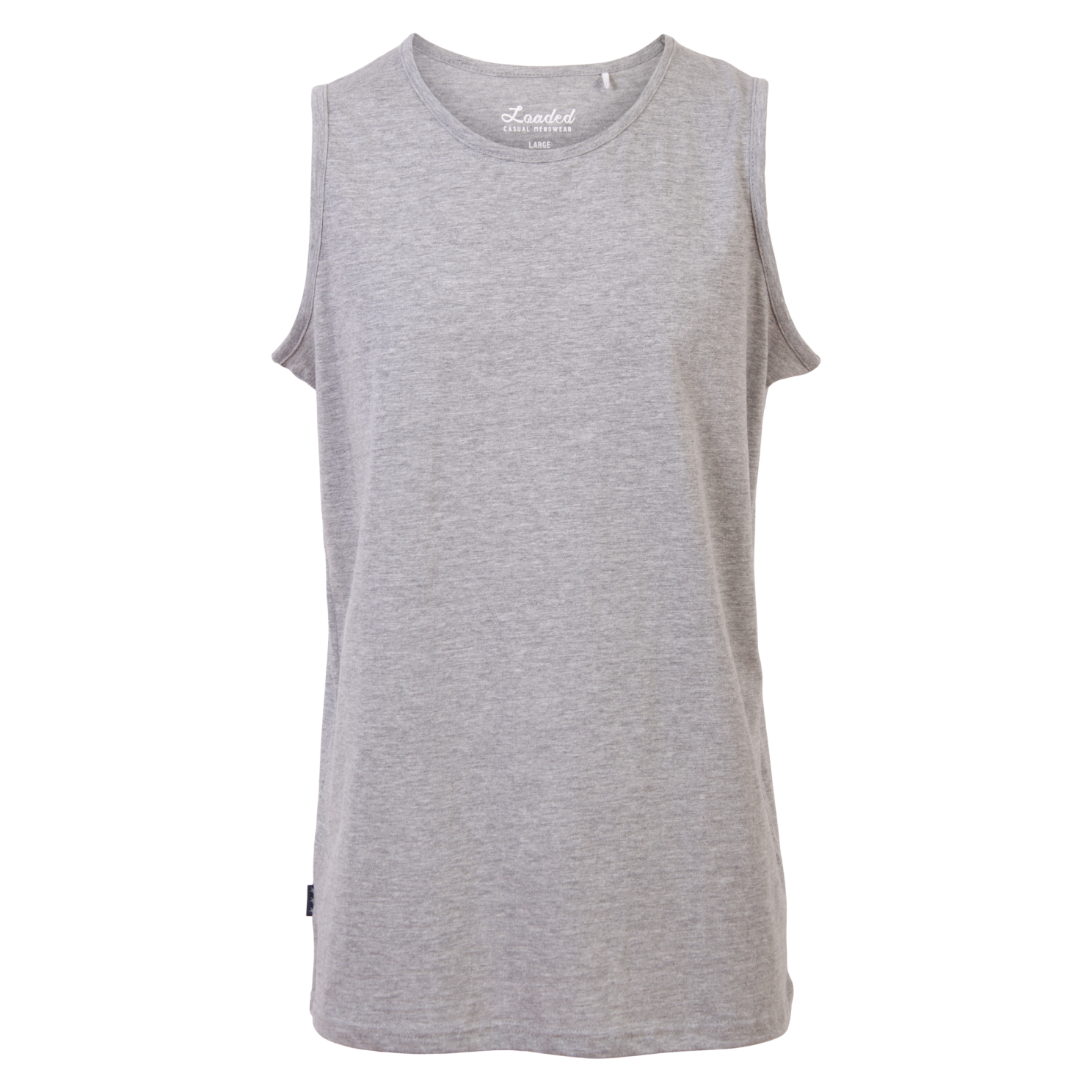 Loaded Belfast Herre Tanktop Plus Size - Light Grey