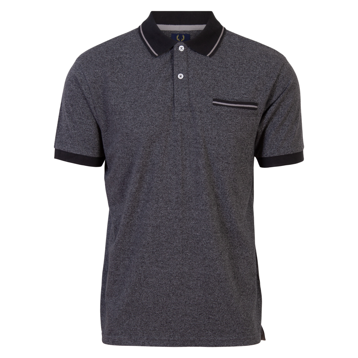 Yellowstone Eagle Herre Polo - Black Melange