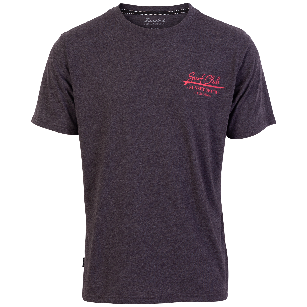 Loaded Herre T-shirt - Dark Grey Melange