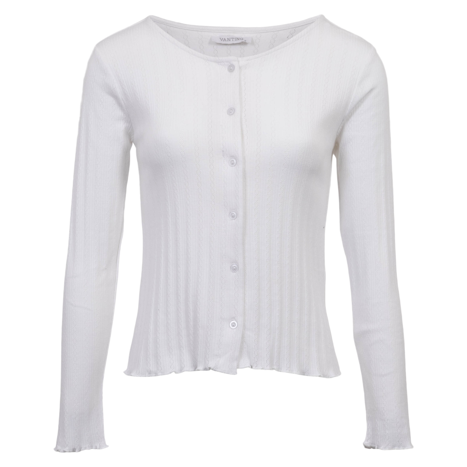 Vanting Dame Cardigan - White