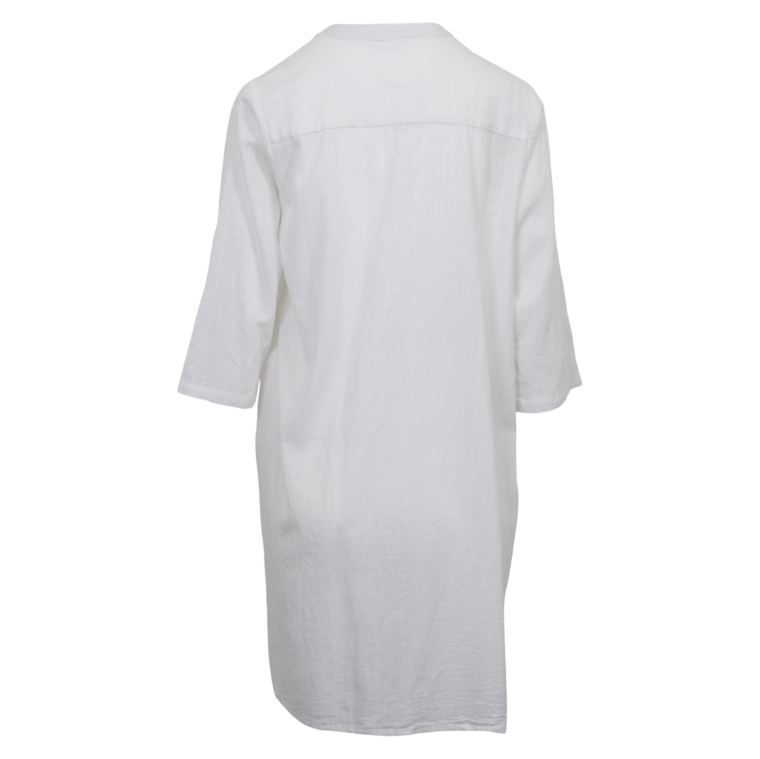 Vanting Dame Tunika i hørmix - White