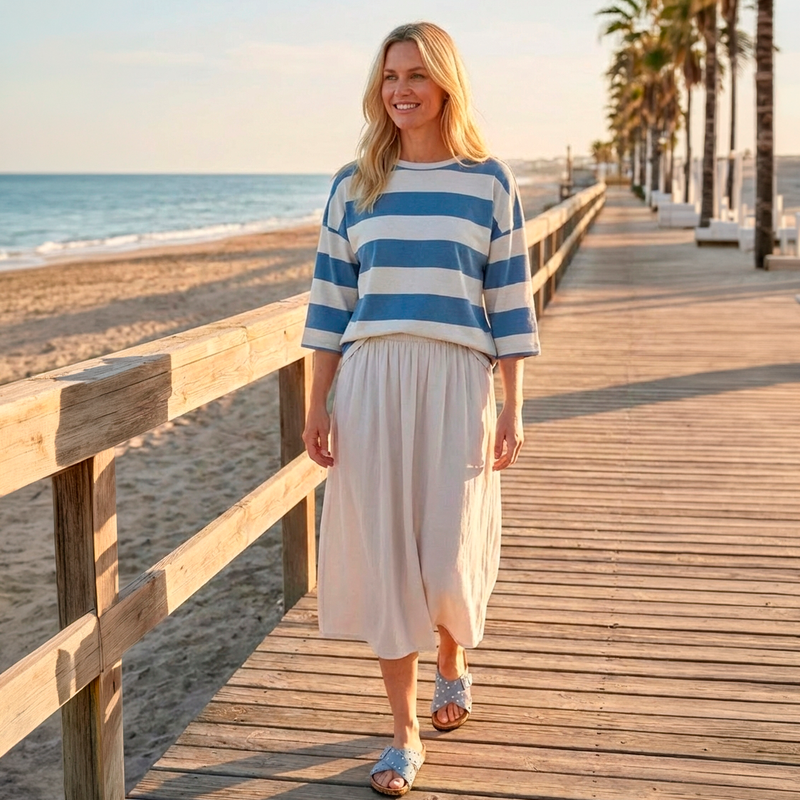 Vanting Dame Bluse - Blue