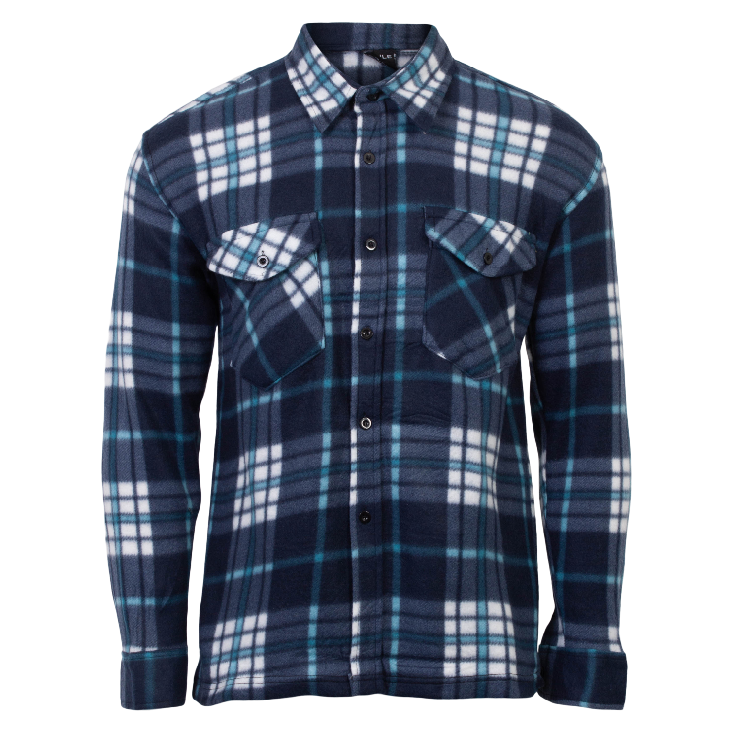 Etoile Herre Skjorte - Farve 14 Navy/Turkis