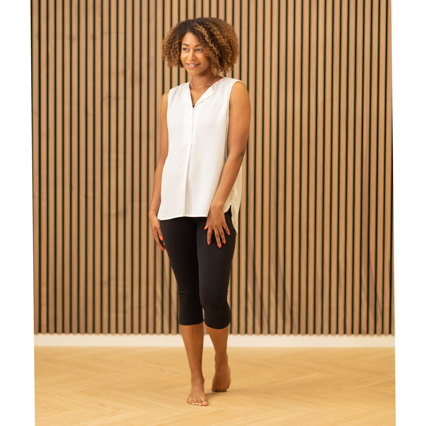 Steenholt Clara Dame Top - Bright White