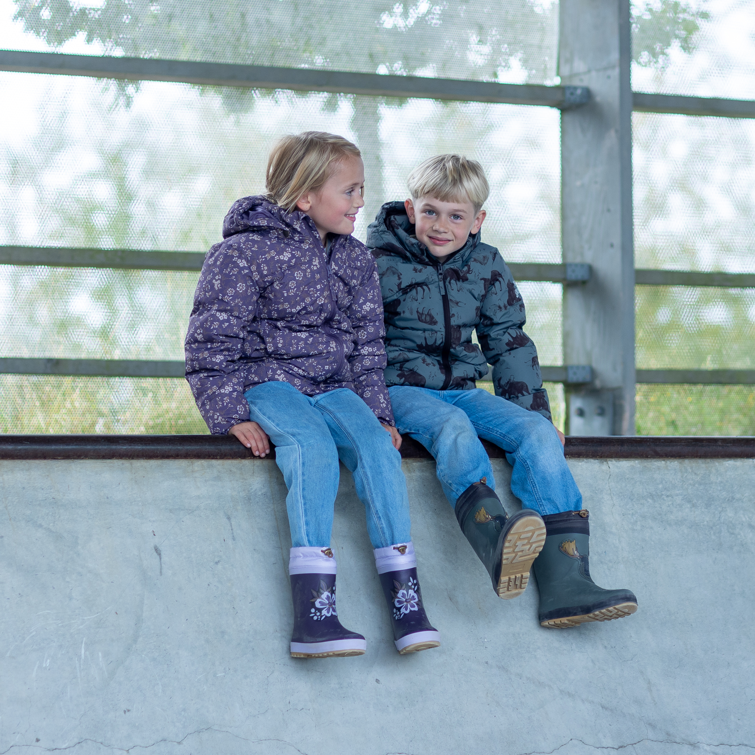 Soft Gallery Pige Vinterjakke m. BIONIC-FINISH® ECO coating - Vintage Violet