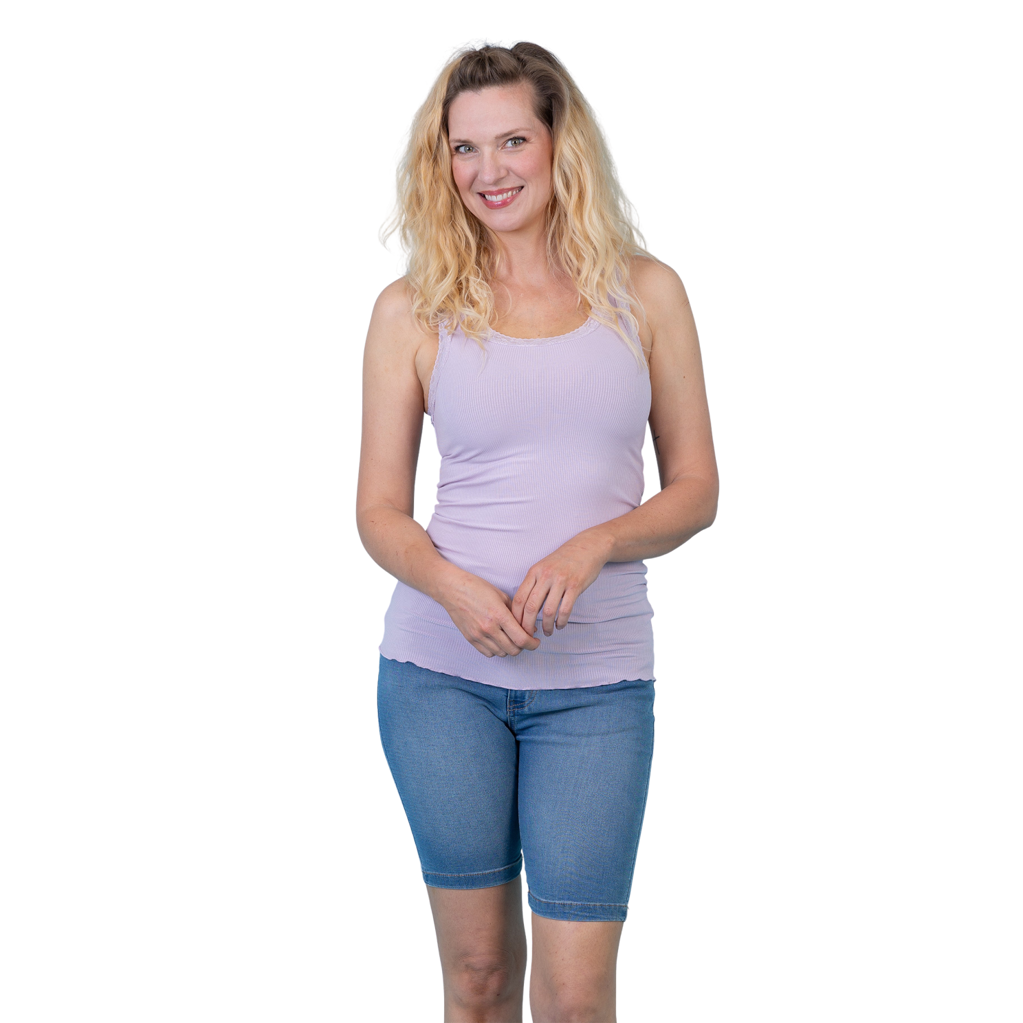 Steenholt Roselina Dame Top - Lavender Frost